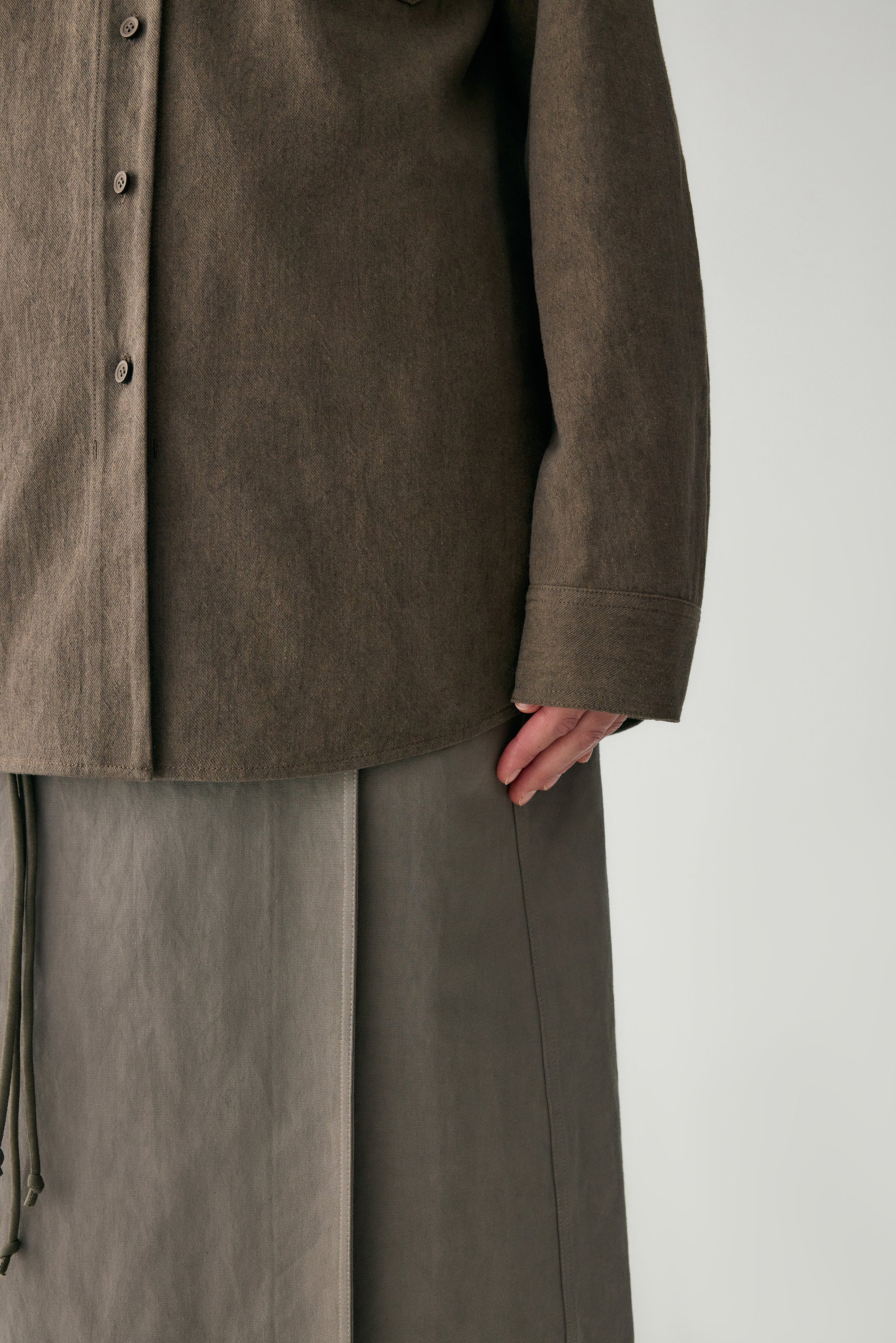 Cotton-linen Denim Shirt - Image 21
