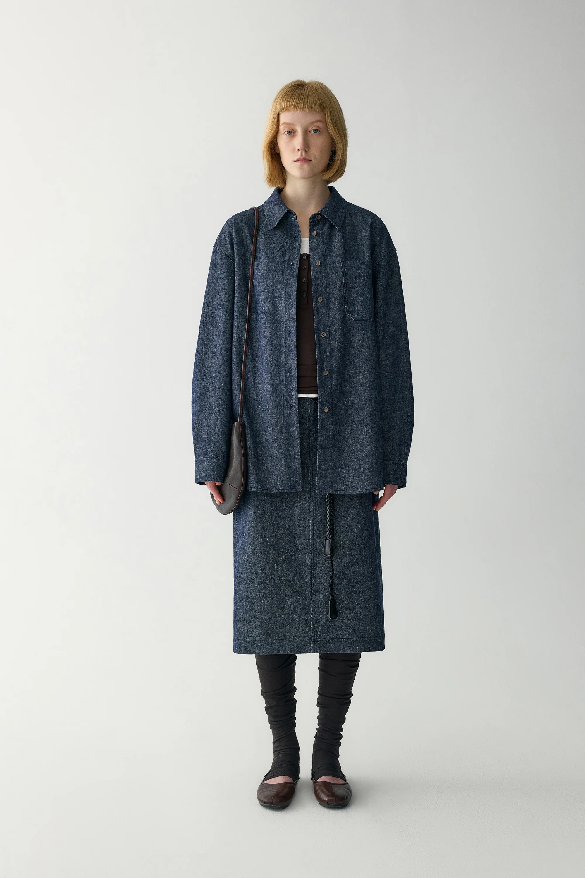 Cotton-linen Denim Shirt - Image 3