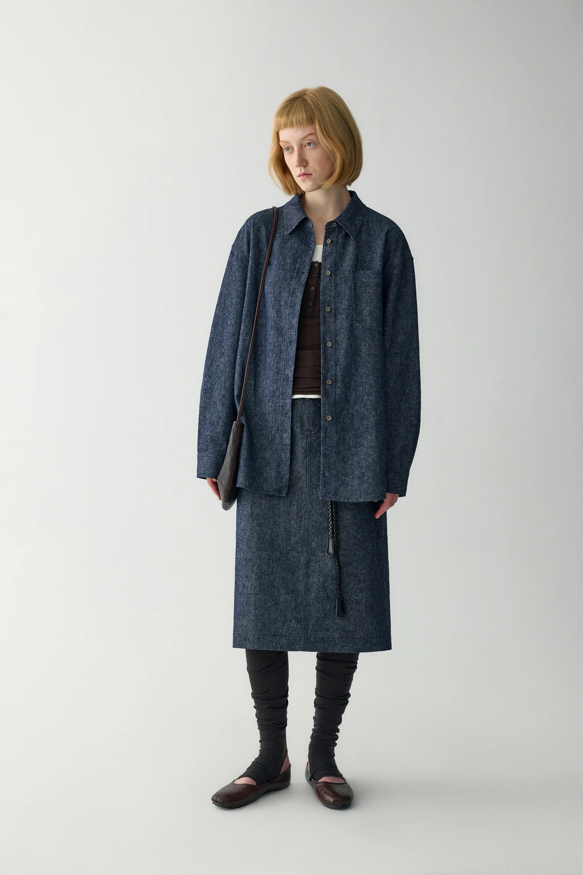 Cotton-linen Denim Shirt - Image 4