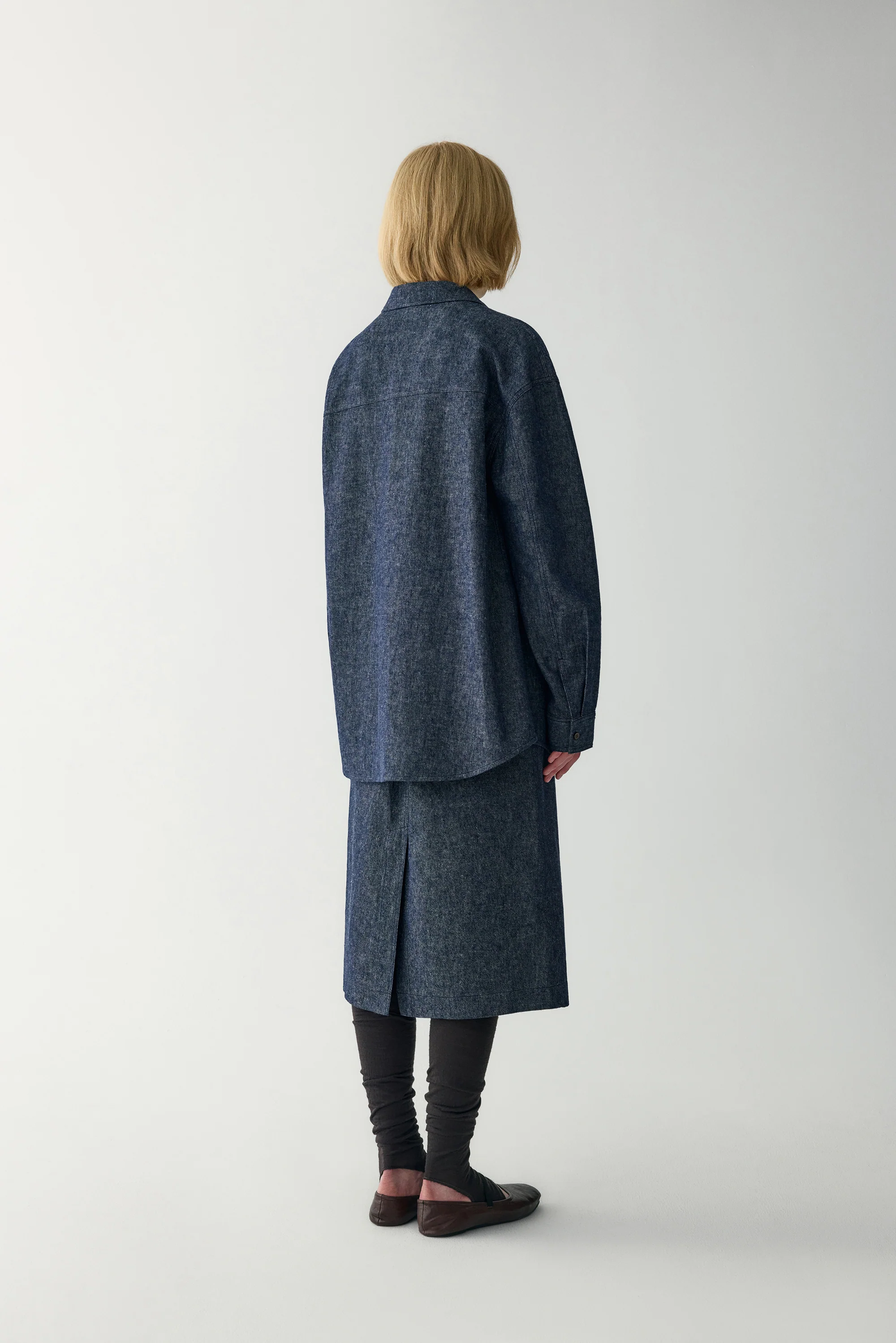 Cotton-linen Denim Shirt - Image 5