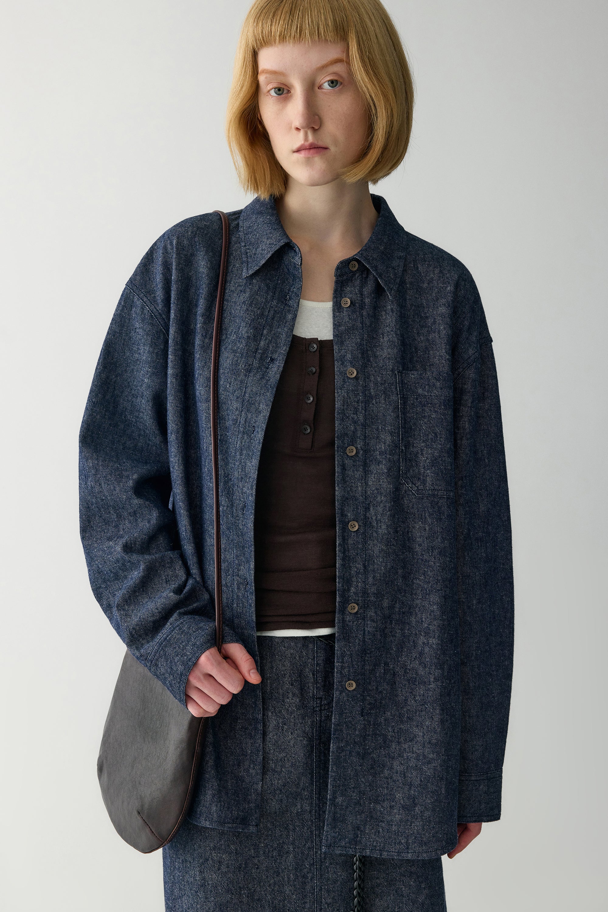 Cotton-linen Denim Shirt - Image 8