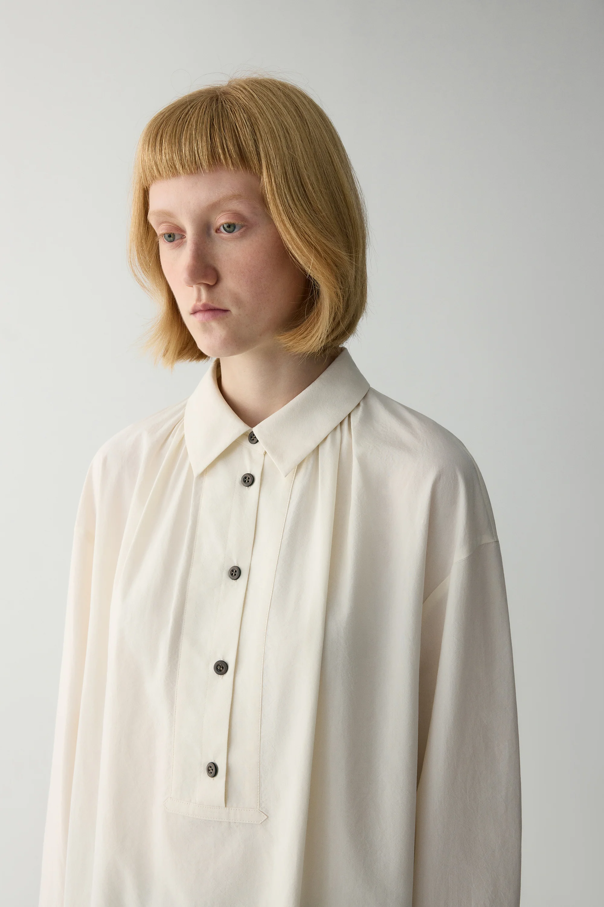 Cotton-silk Retro Blouse - Image 11