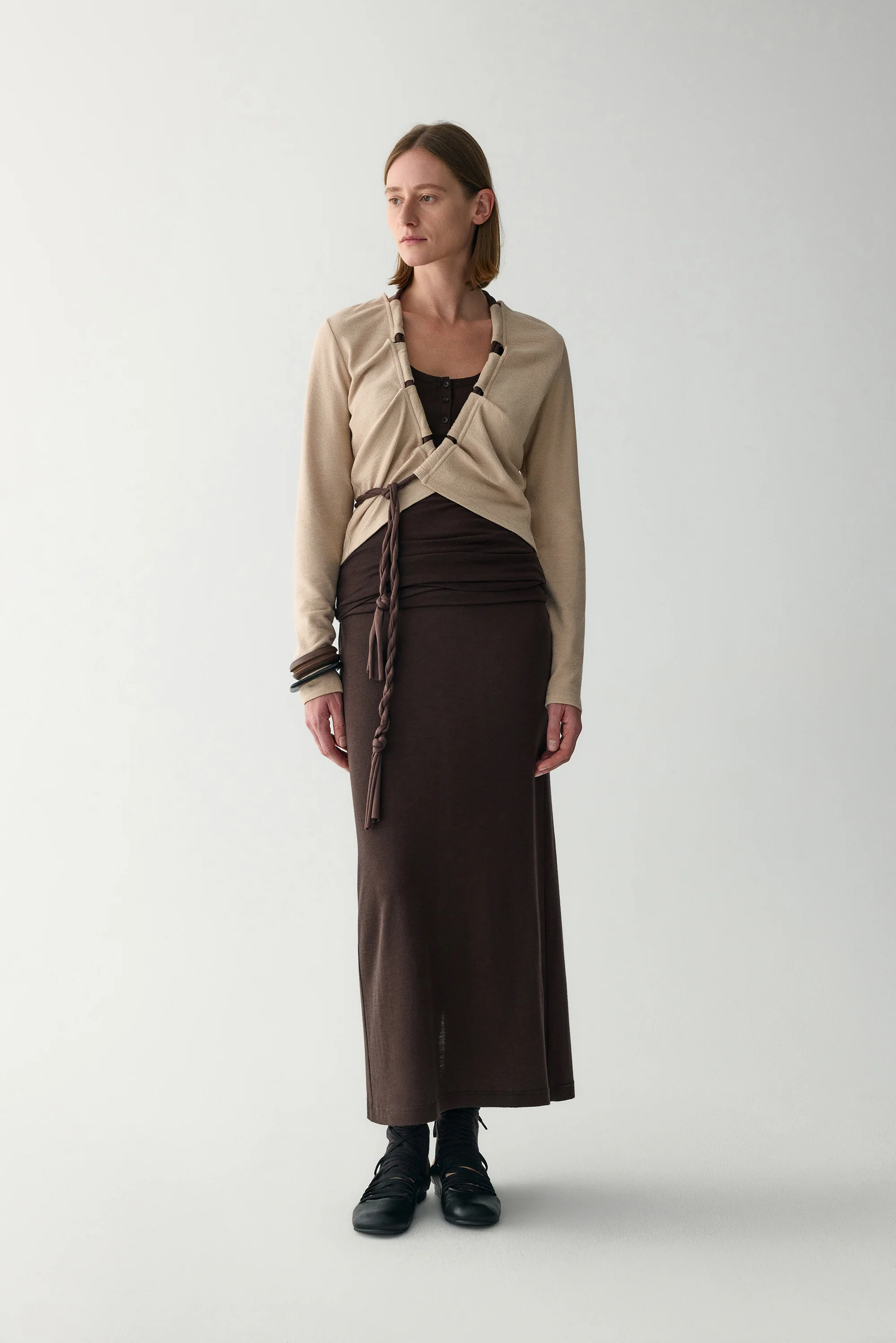 Wool Henley Fitted Tank Top - Image 20