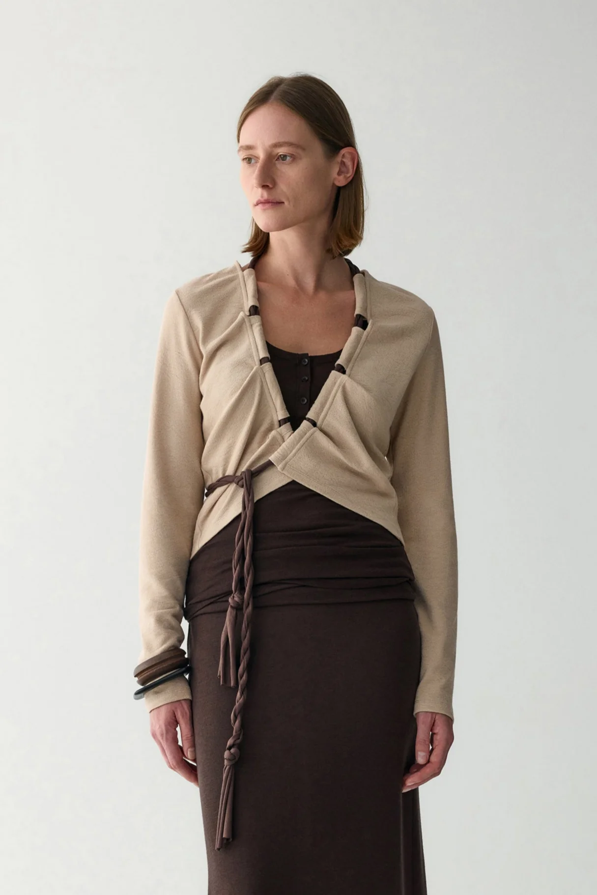 Wrap knotted Cardigan