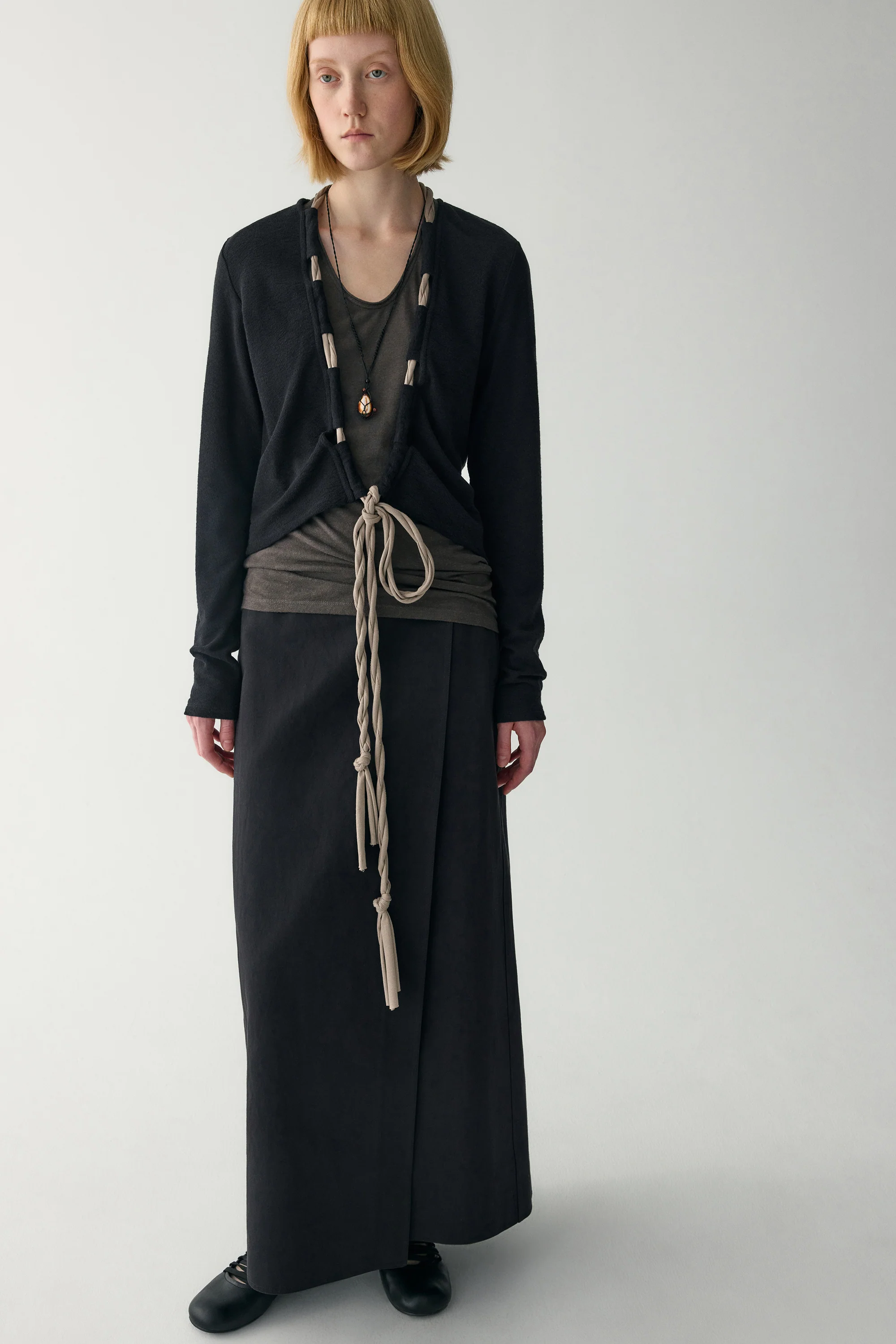 Wrap knotted Cardigan - Image 19