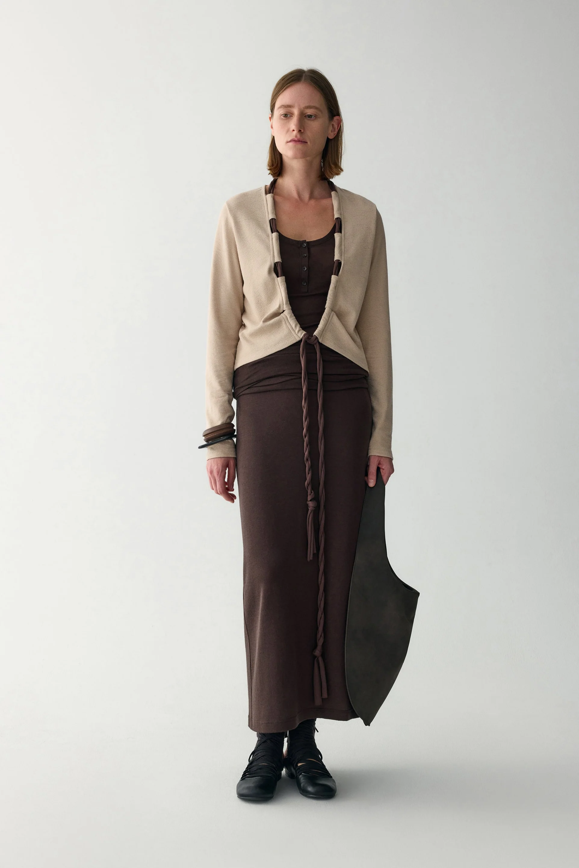 Wrap knotted Cardigan - Image 3
