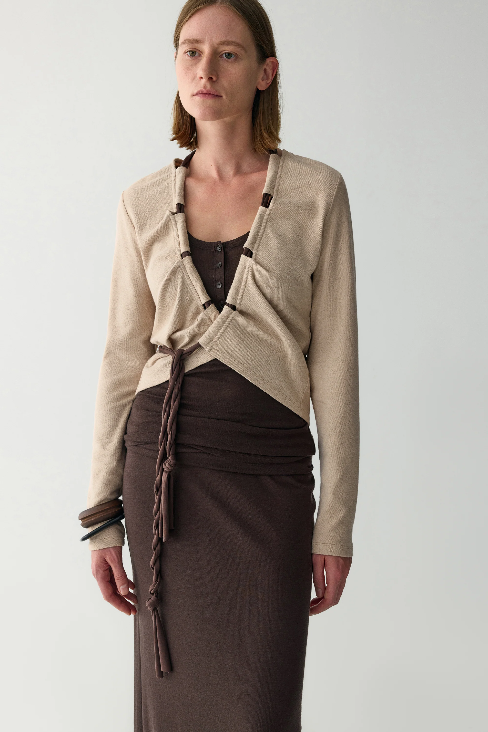 Wrap knotted Cardigan - Image 5