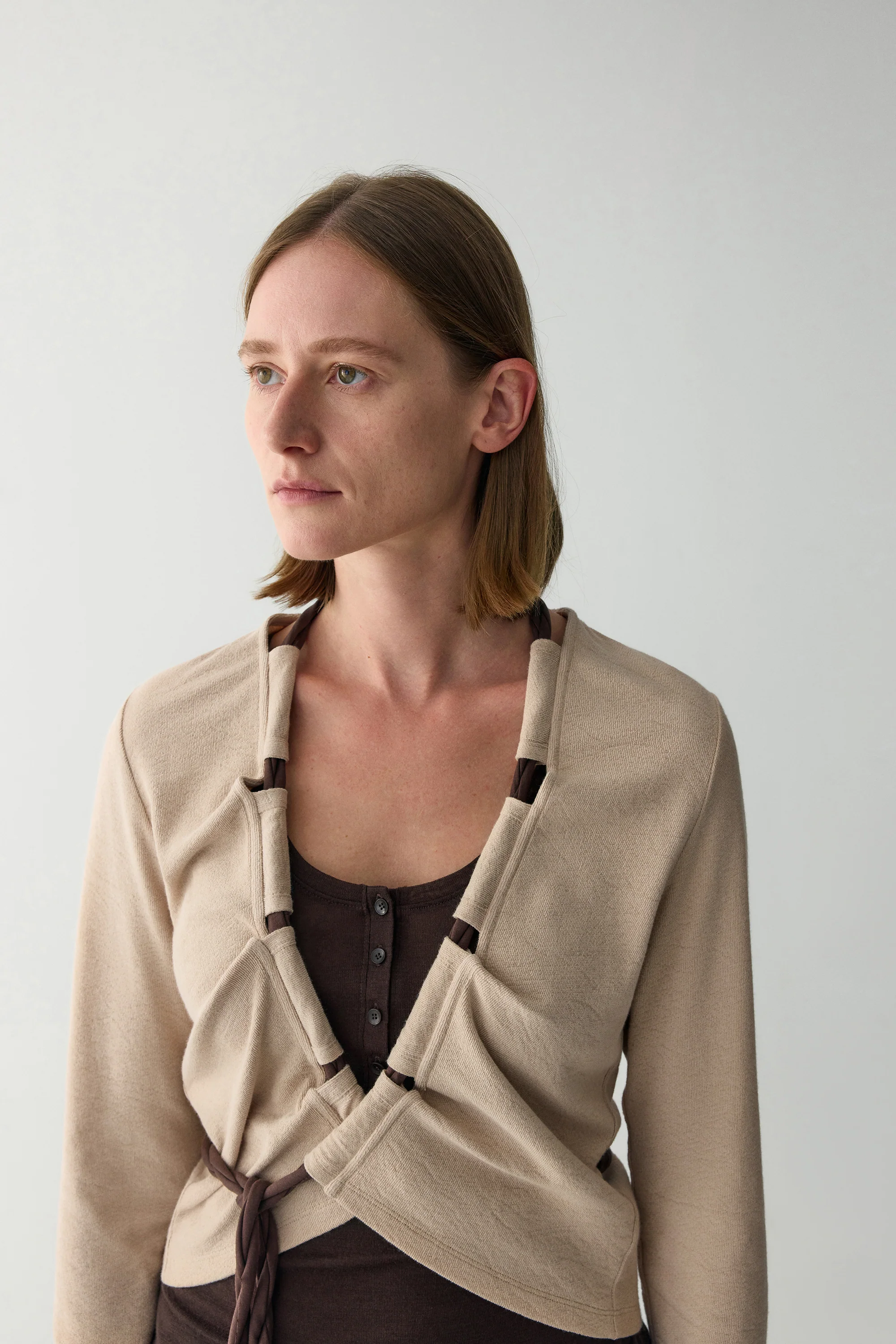 Wrap knotted Cardigan - Image 7