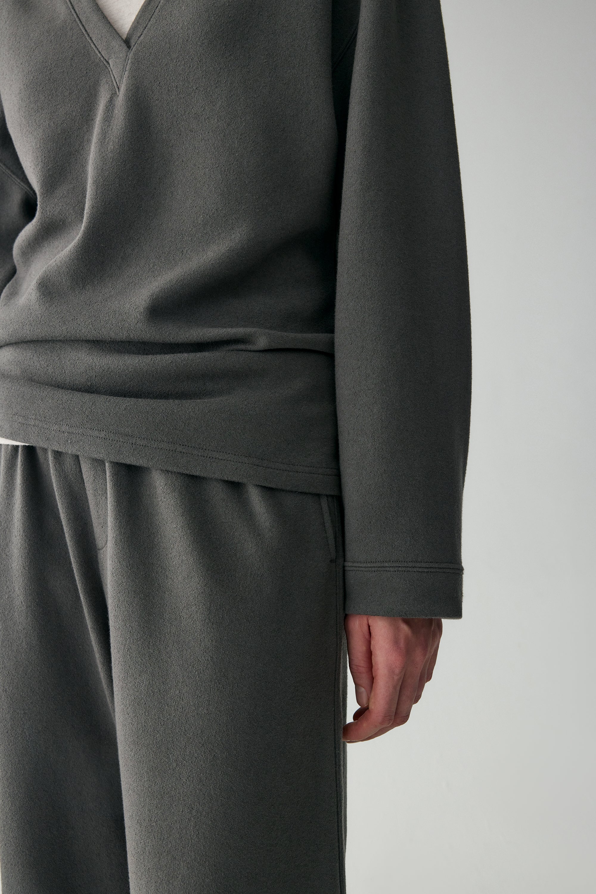 Cotton V-neck Pullover - Image 11