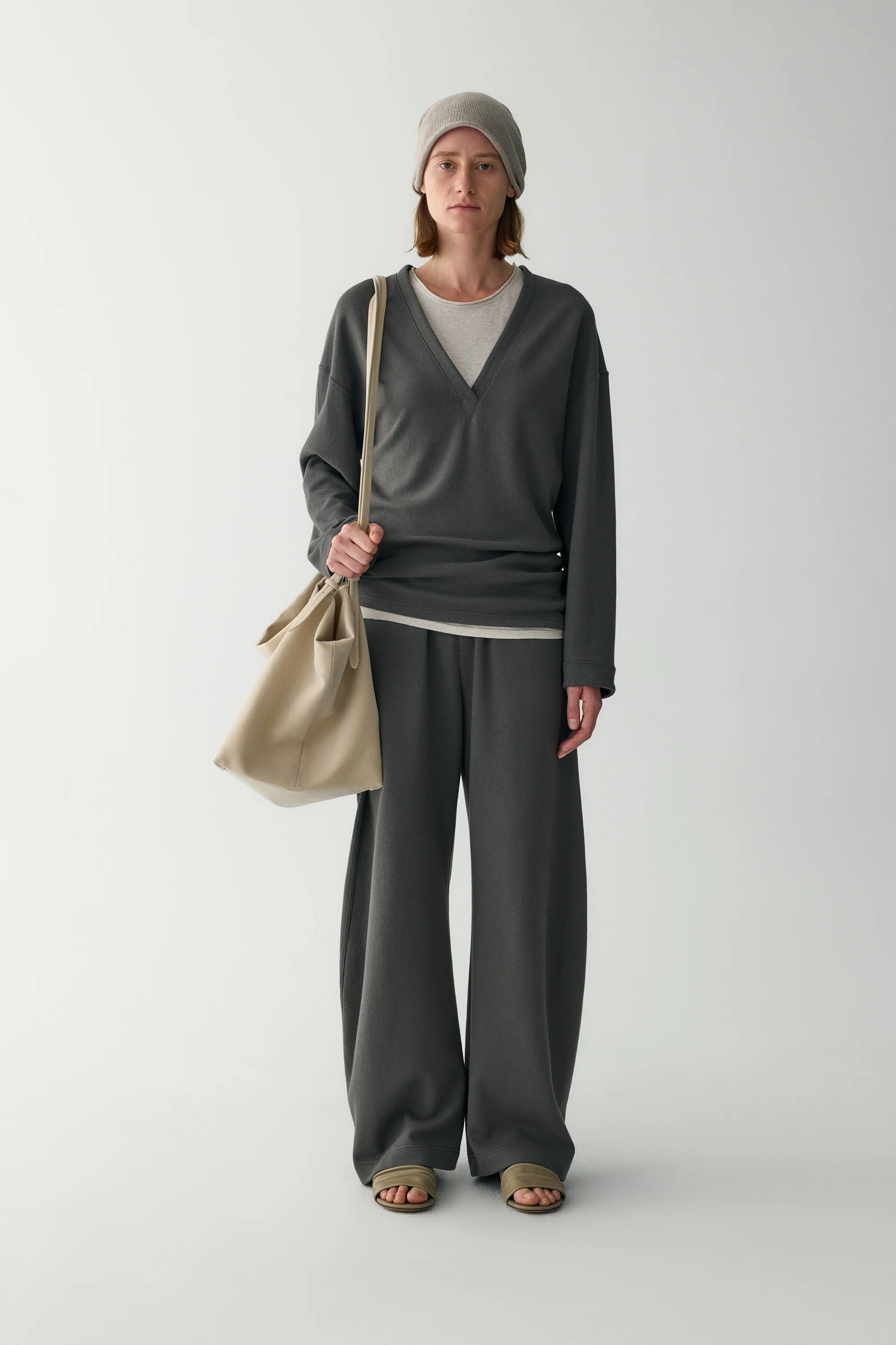 Cotton V-neck Pullover - Image 3