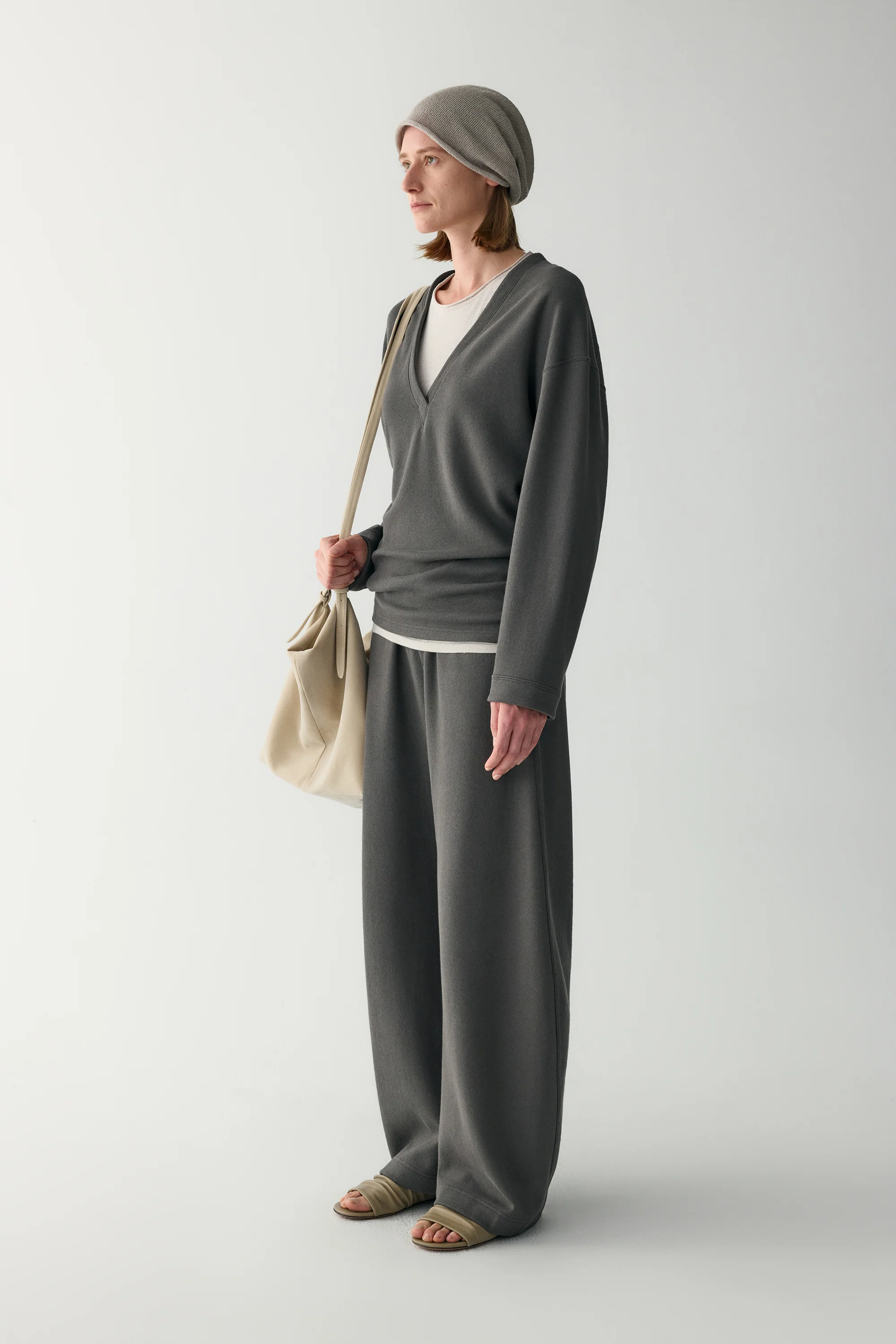 Cotton V-neck Pullover - Image 4