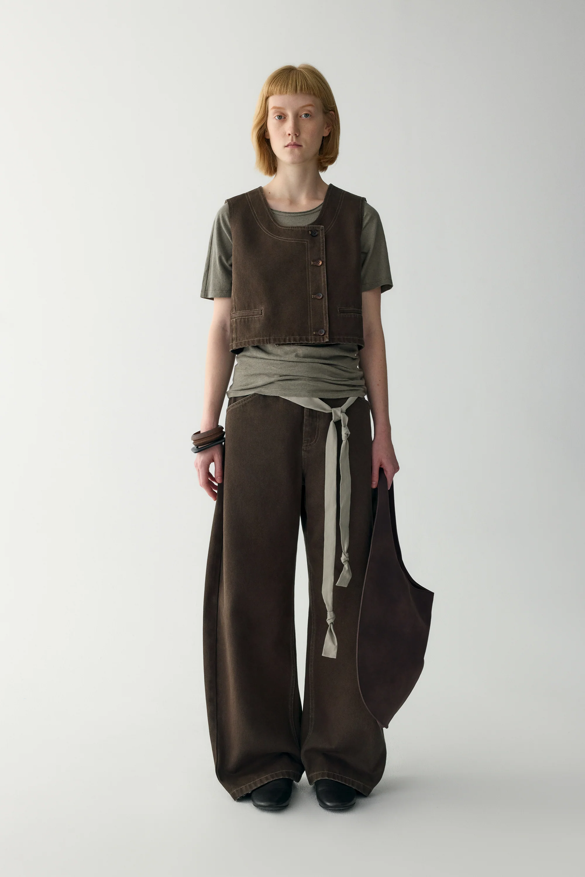 U-neck Denim Vest - Image 14