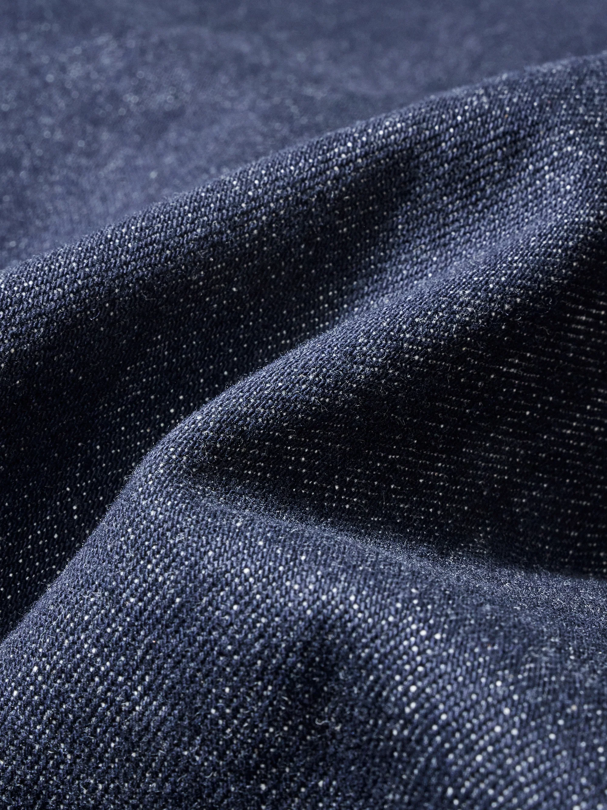 V-neck Long Denim Vest - Image 18