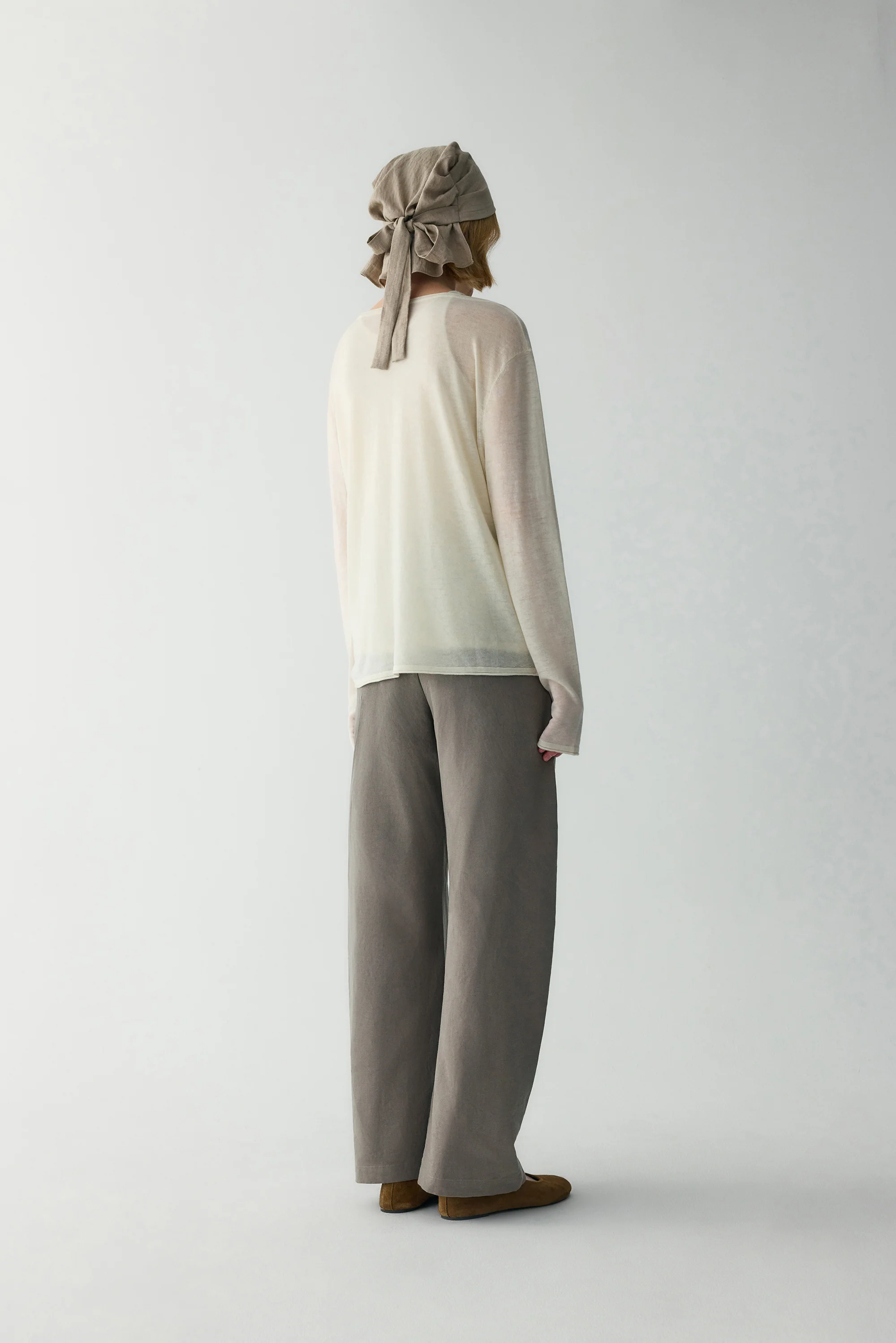 Water-soluble Wool Henley Top - Image 17
