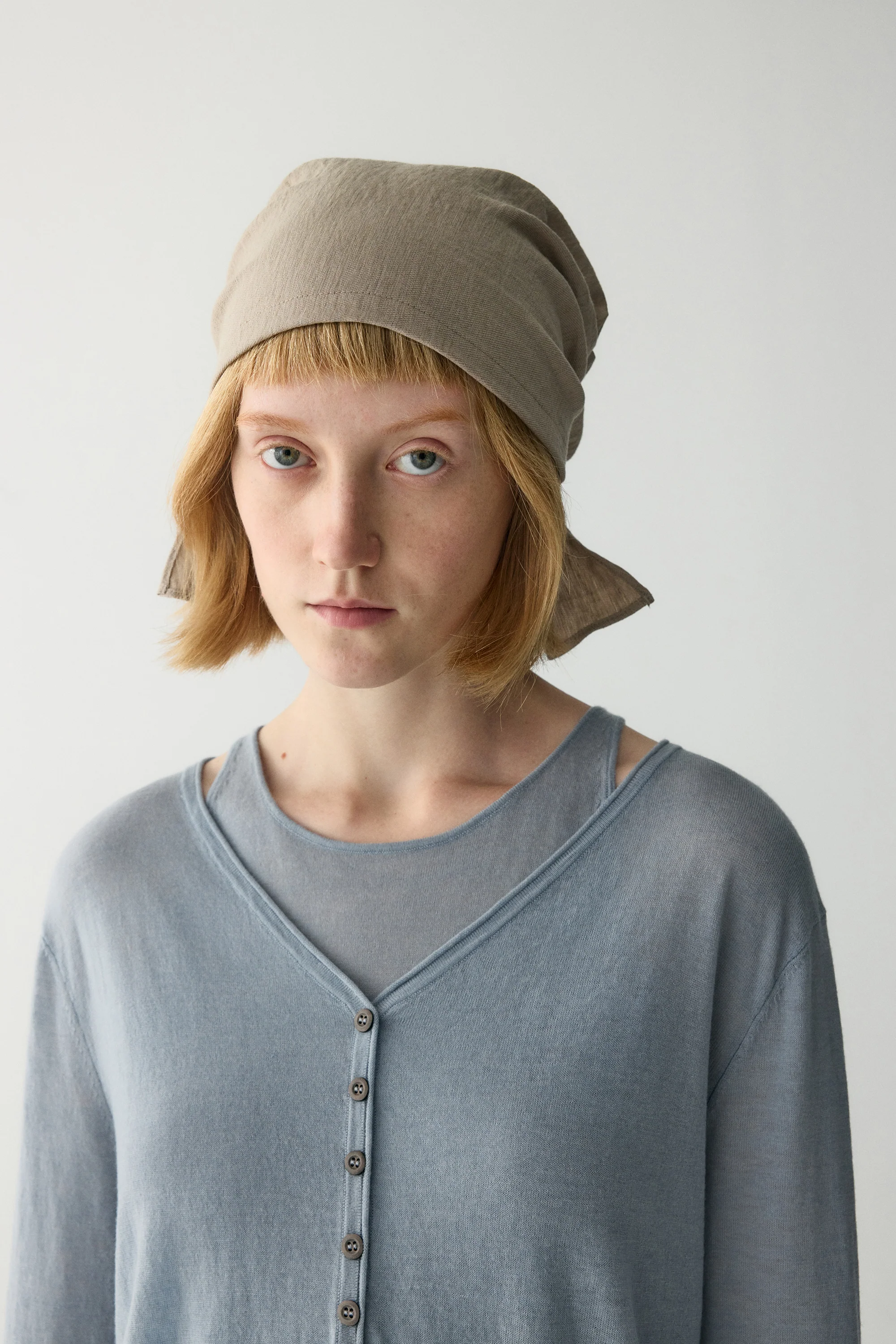 Water-soluble Wool Henley Top - Image 7