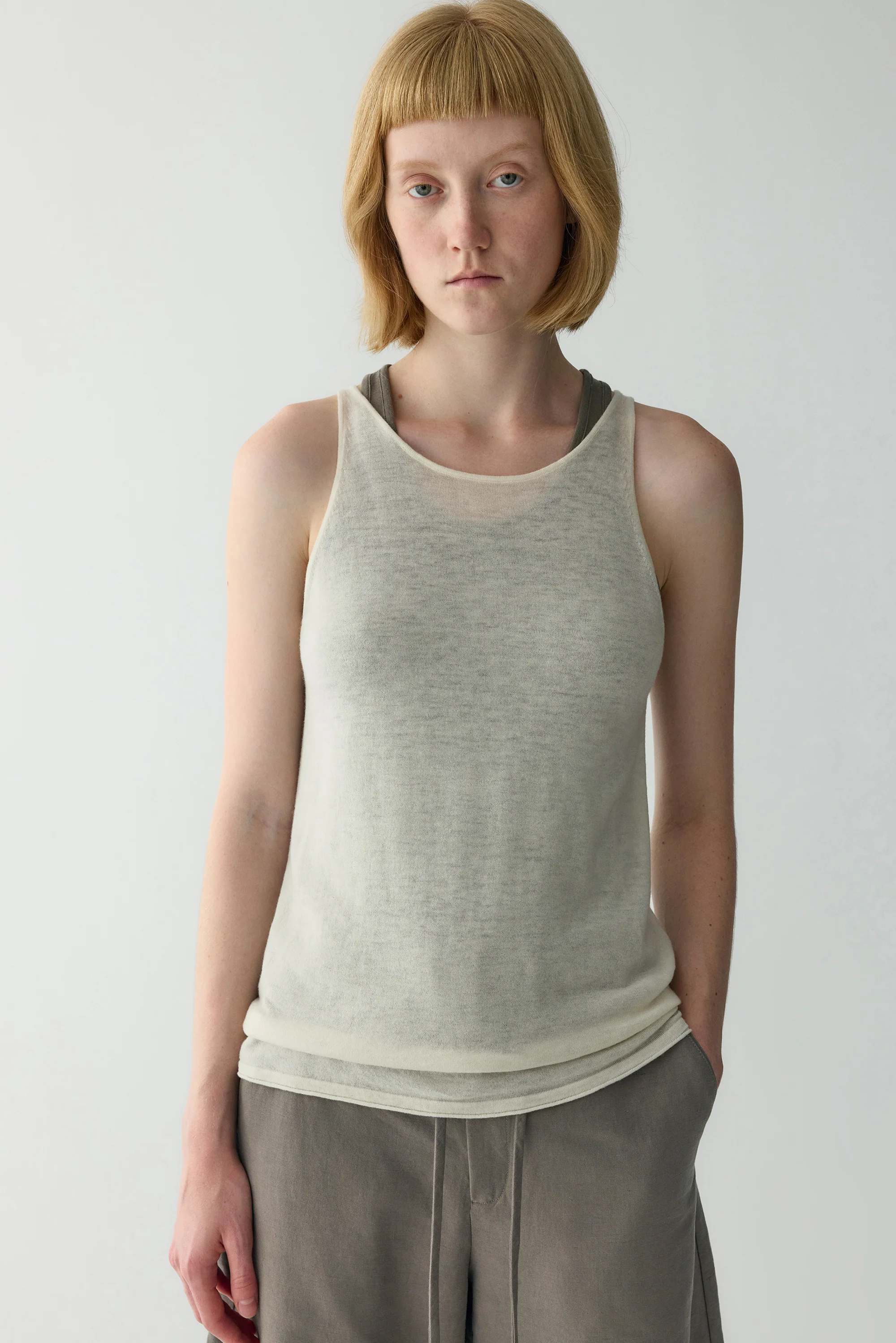 Water-soluble Wool Tank Top - Image 16