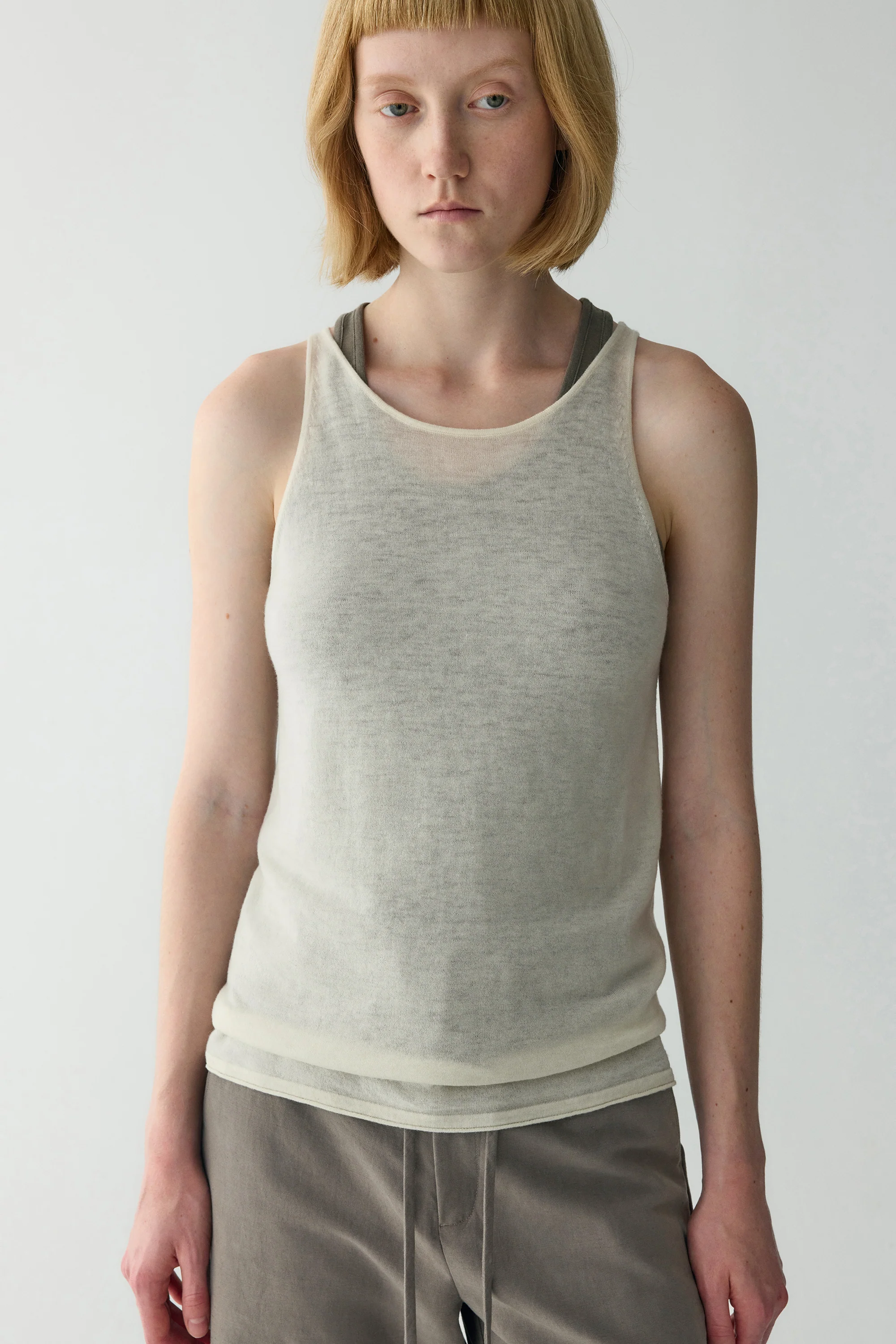 Water-soluble Wool Tank Top - Image 17