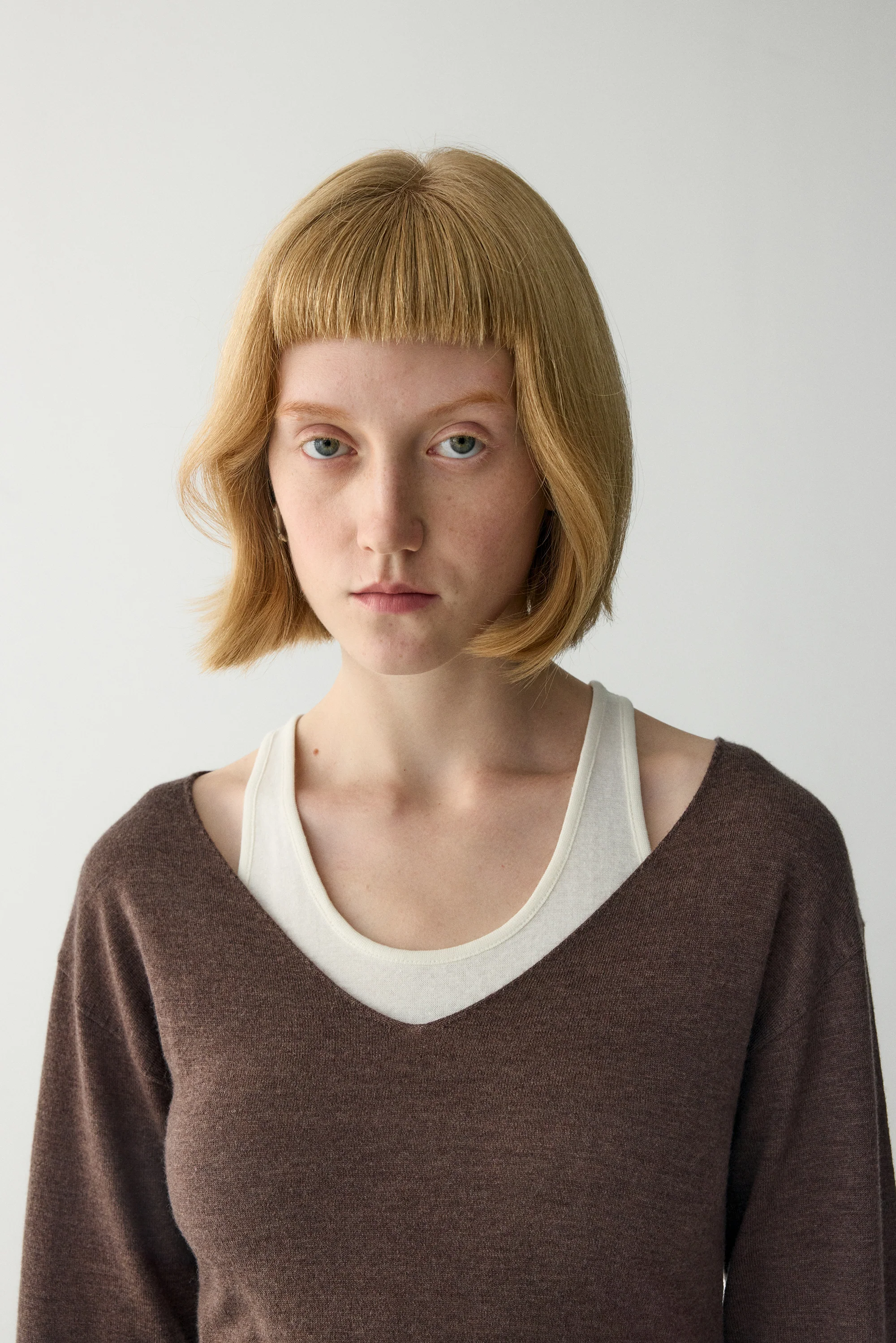 V-Neck Wool Sweater - Image 10