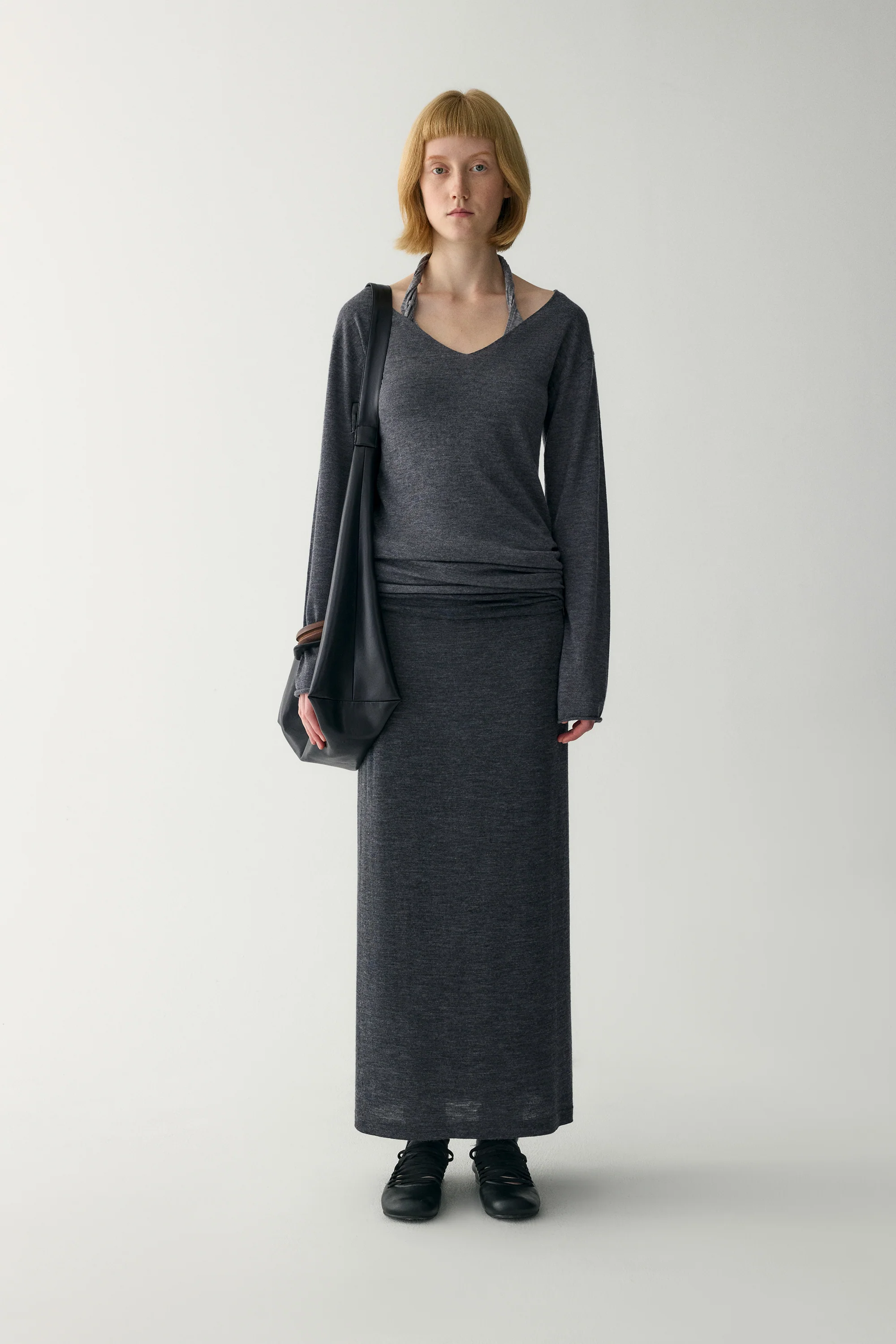 V-Neck Wool Sweater - Image 14