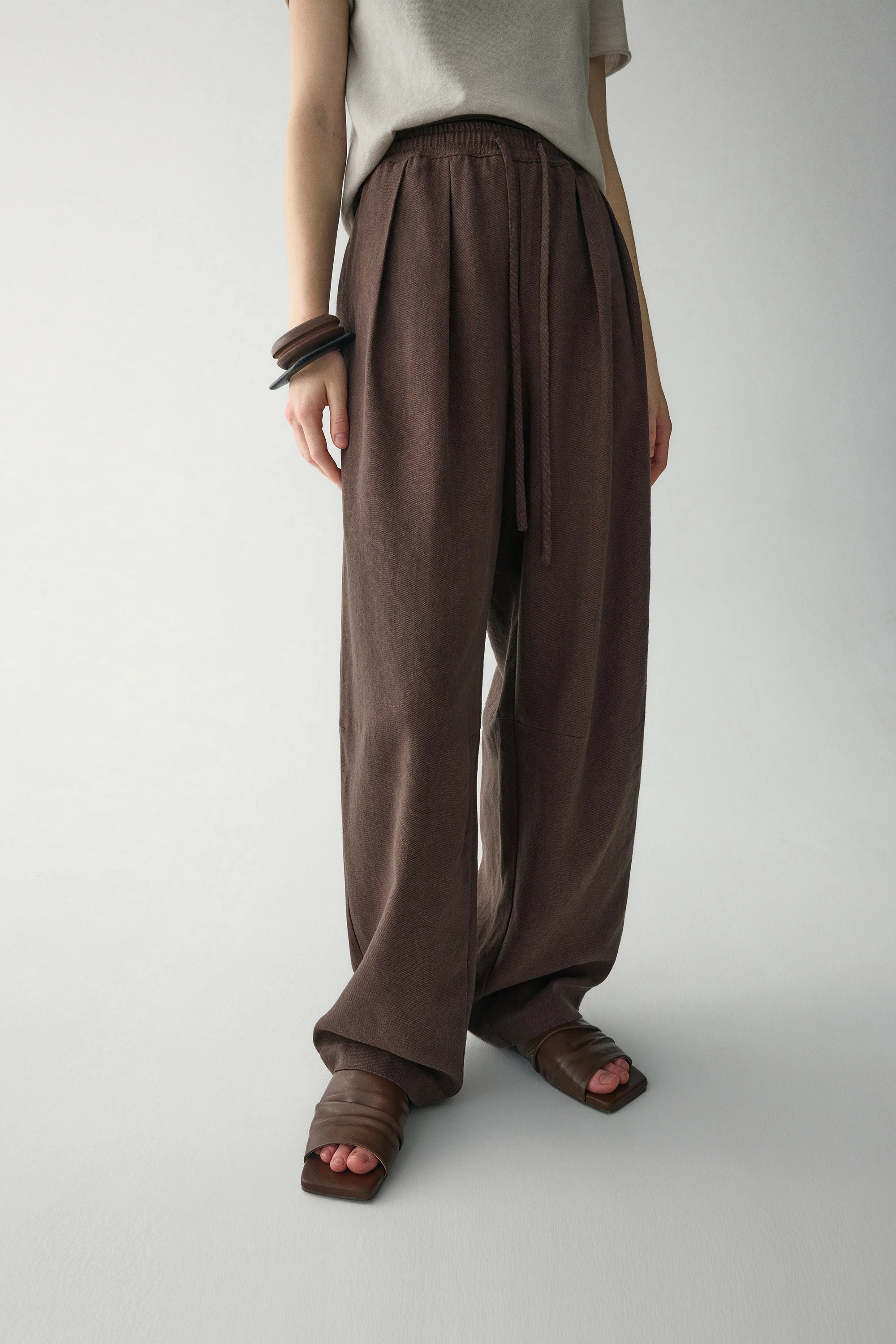 Double Pleated Pants - Image 21
