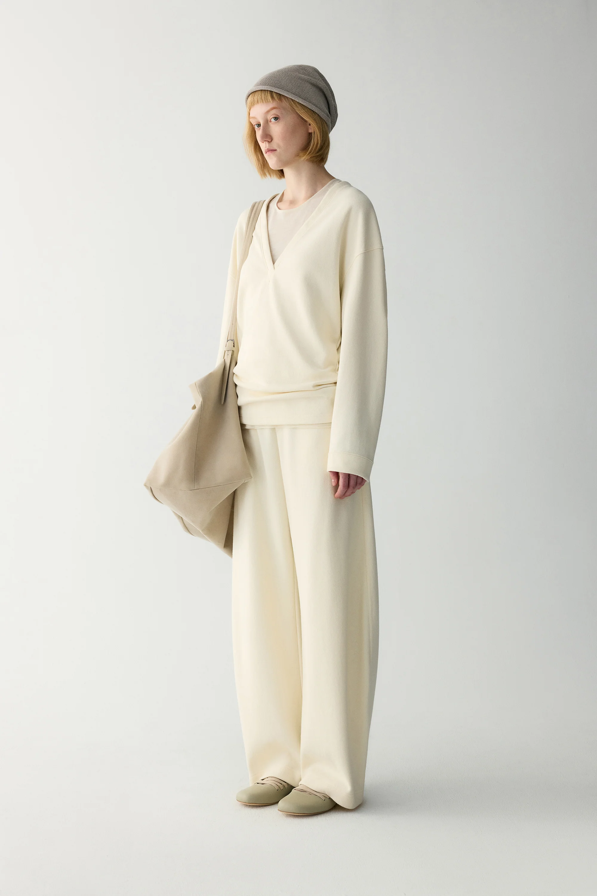 Cotton Relaxed Pants - Image 4