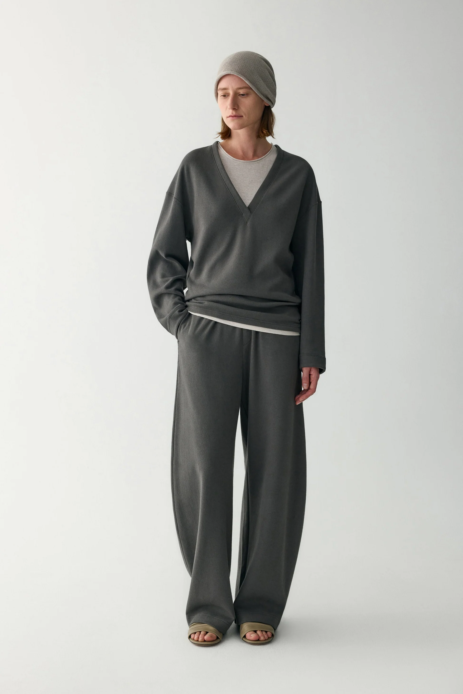 Cotton Relaxed Pants - Image 9
