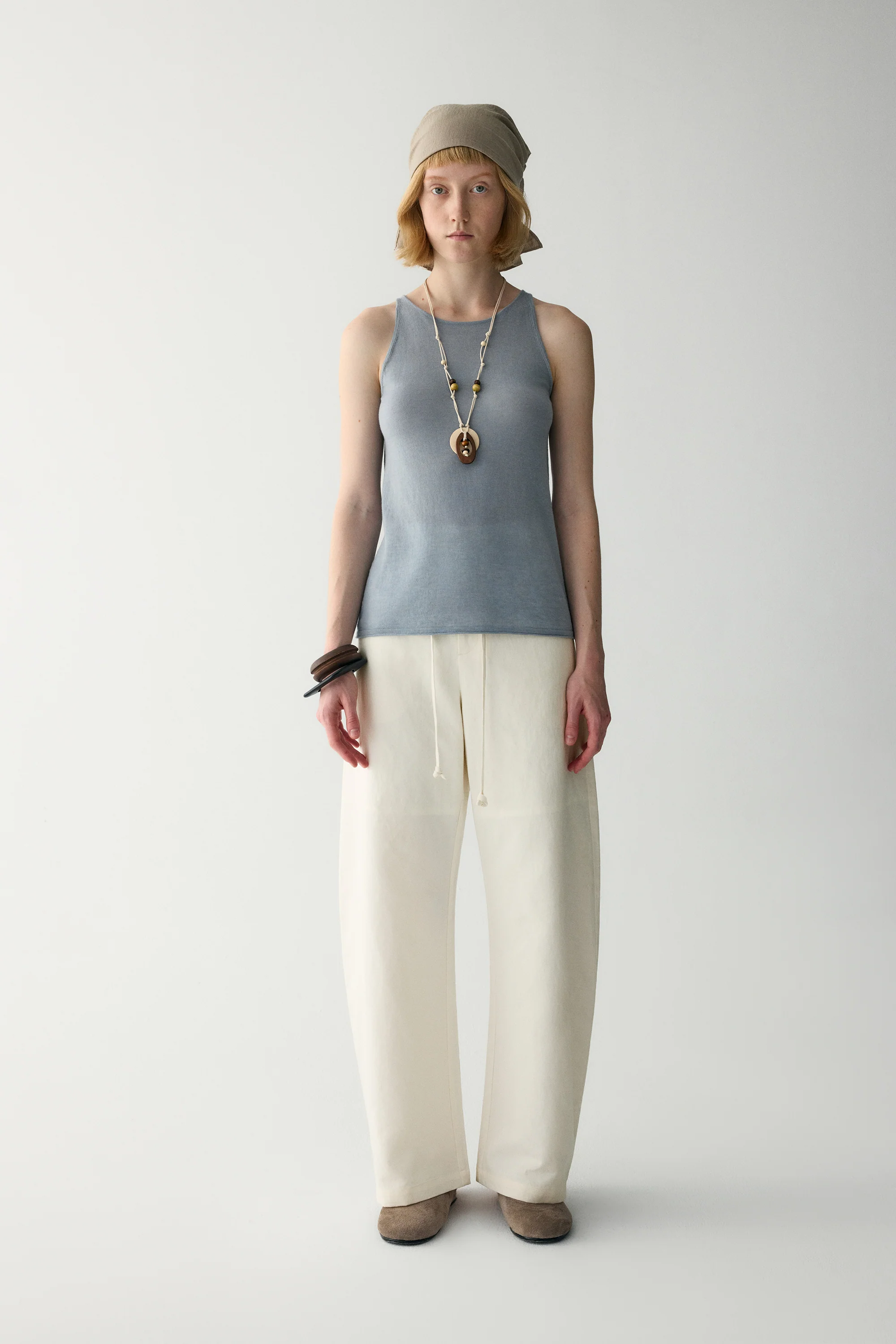 Linen Off-duty Barrel Trousers - Image 3
