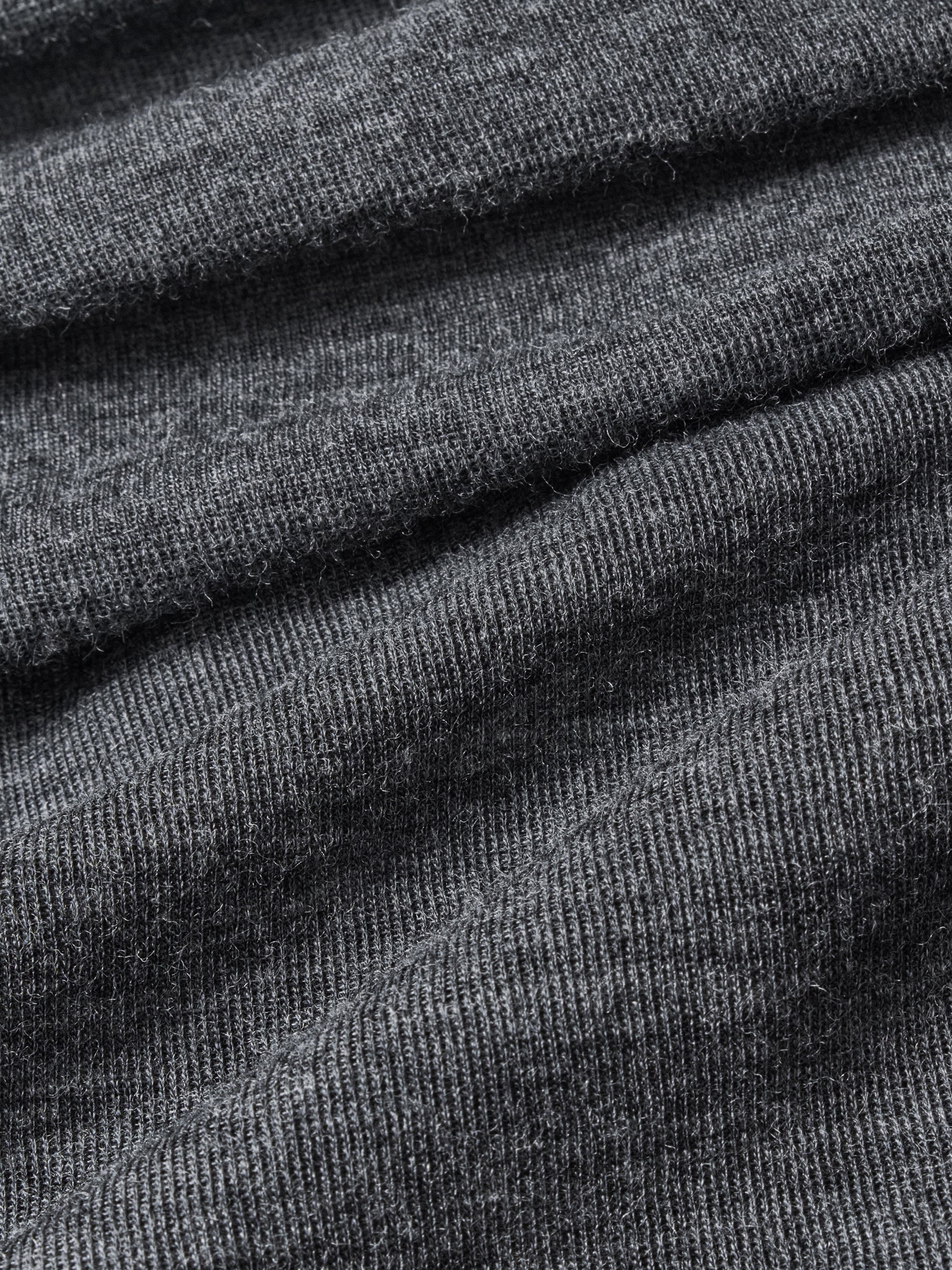 Wool Straight Midi Skirt - Image 19