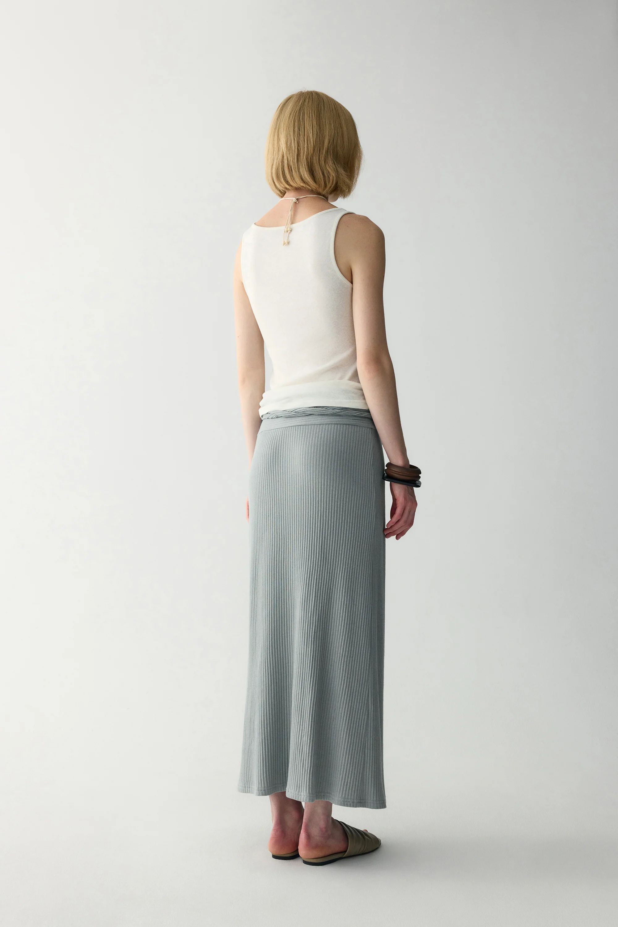 Organic Cotton Midi skirt - Image 4