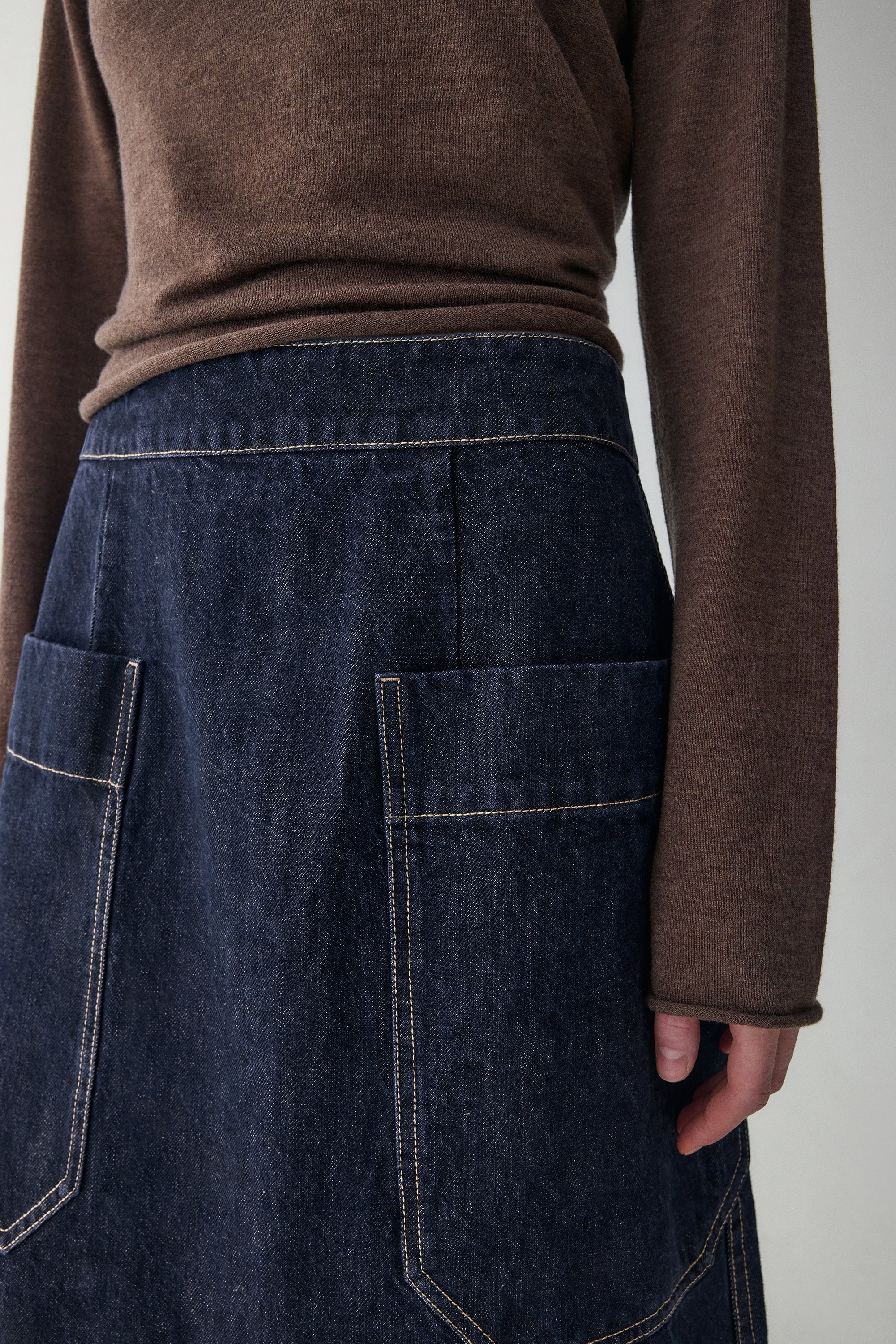 A-Line Denim Skirt - Image 12