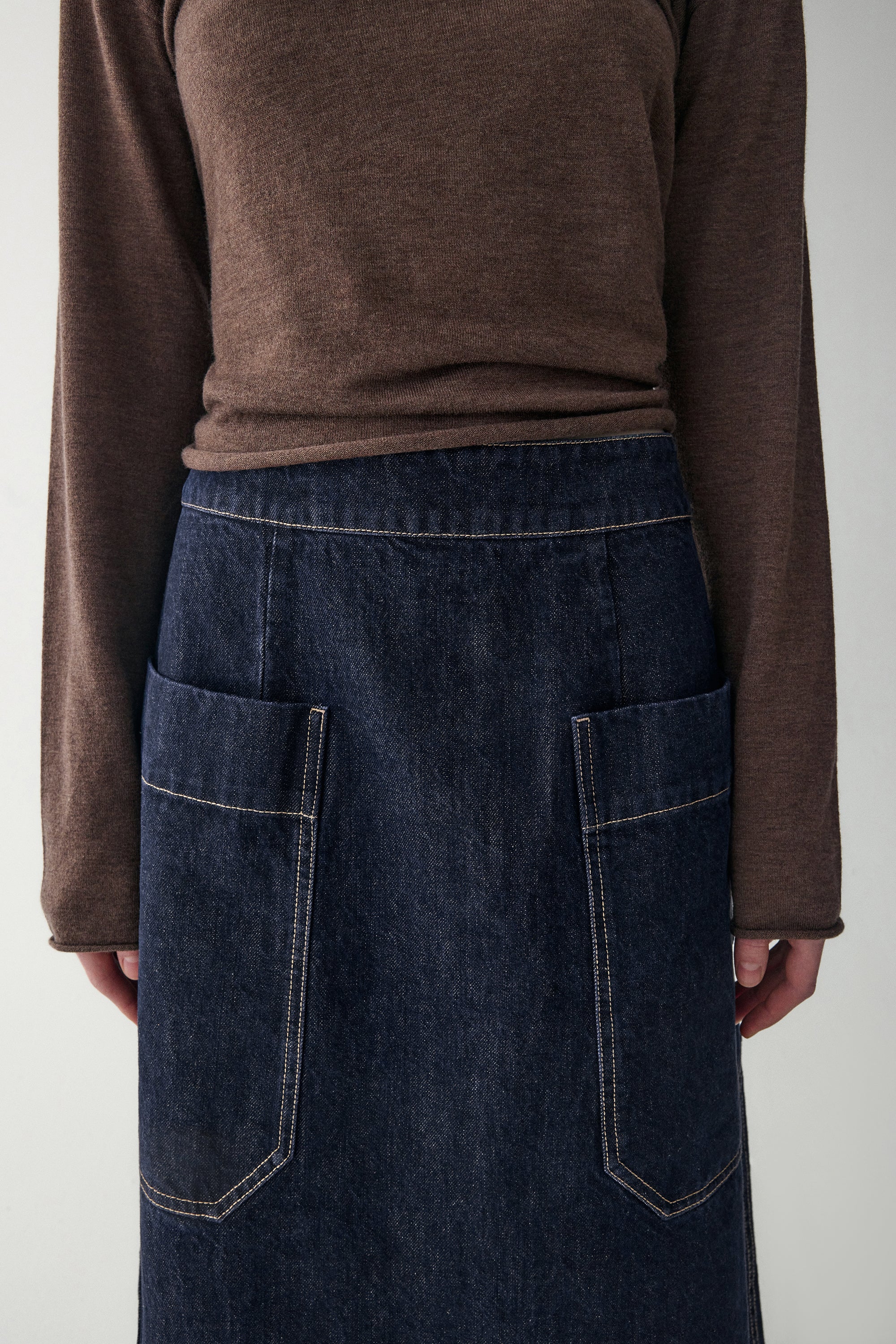 A-Line Denim Skirt - Image 13