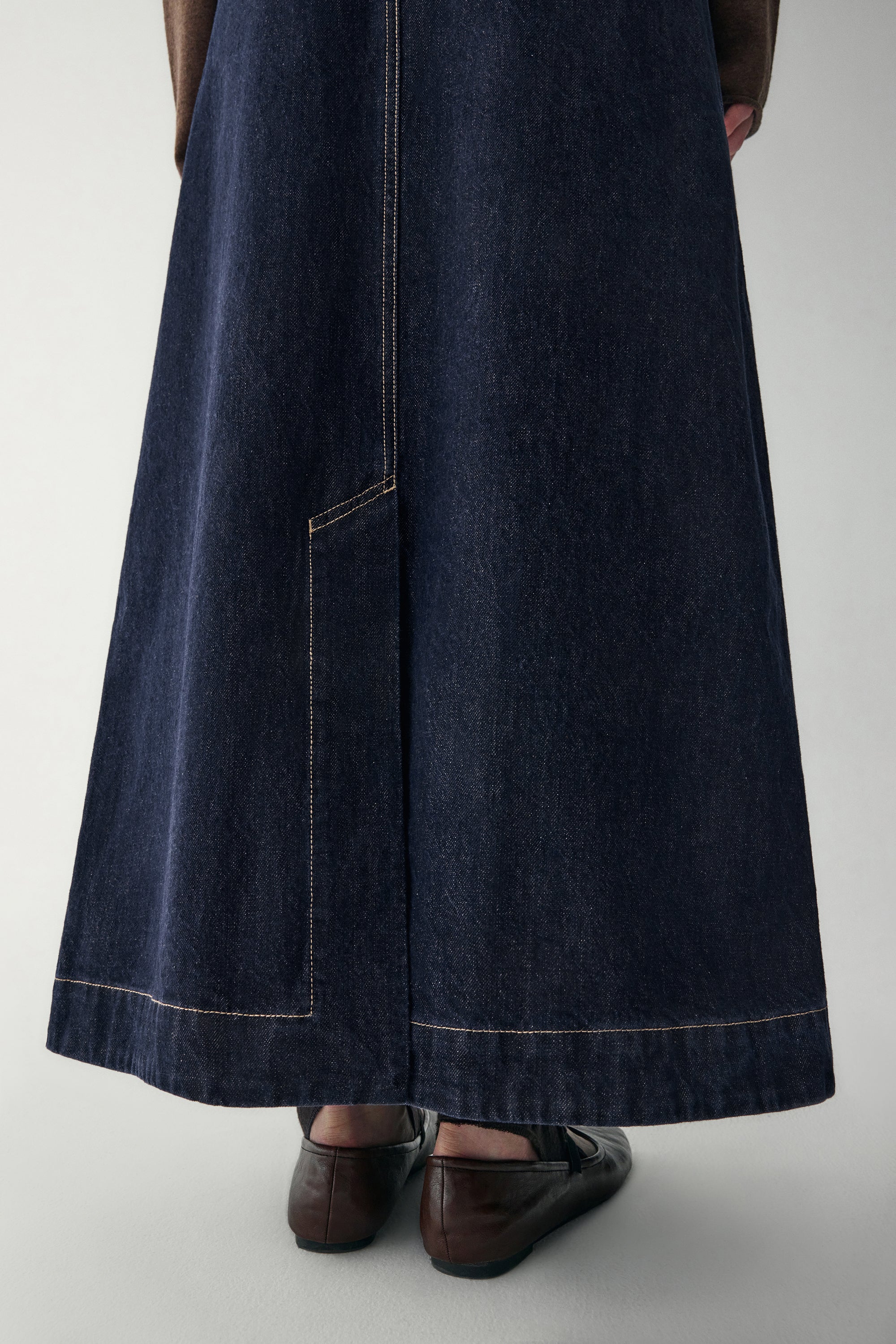 A-Line Denim Skirt - Image 15