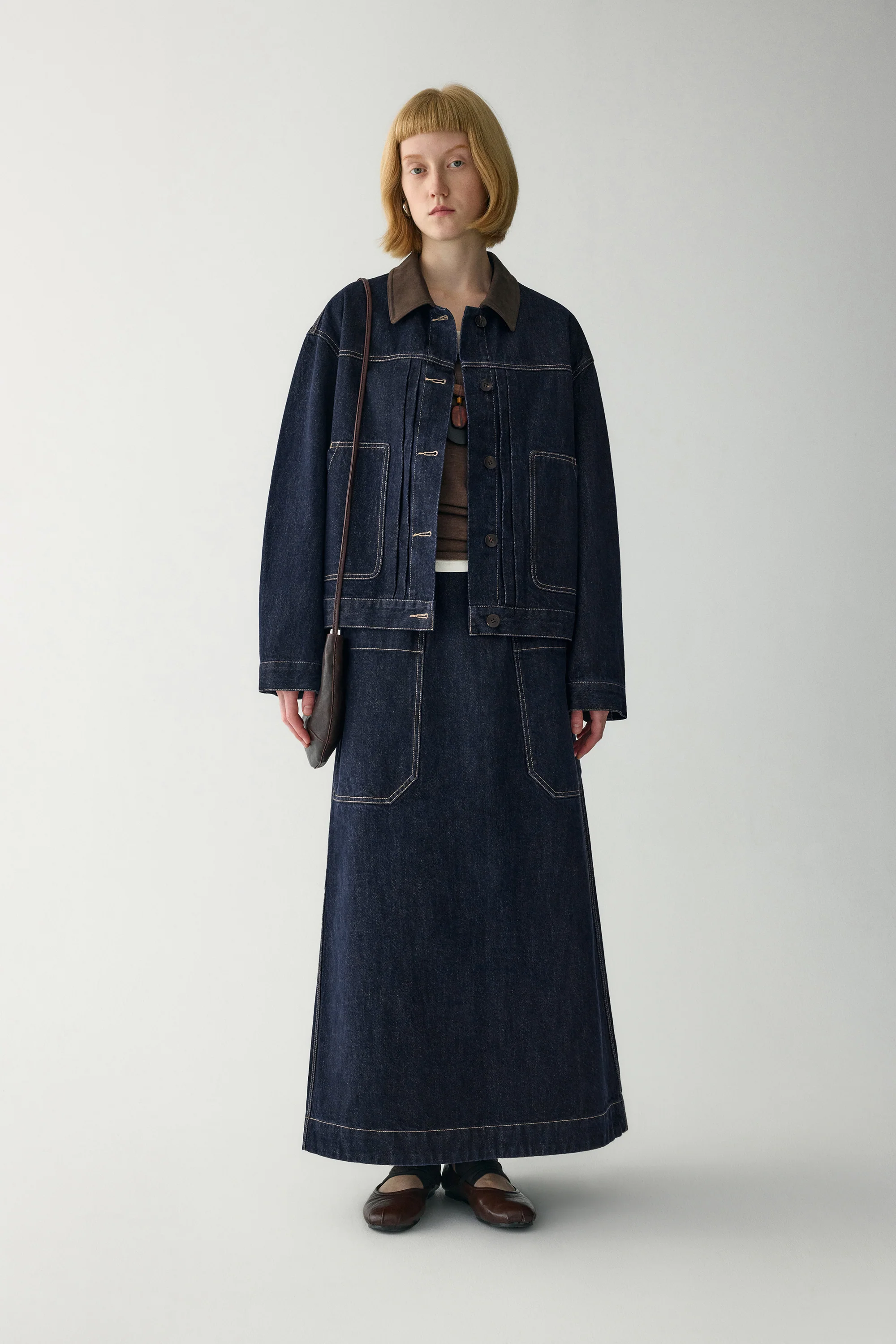 A-Line Denim Skirt - Image 3