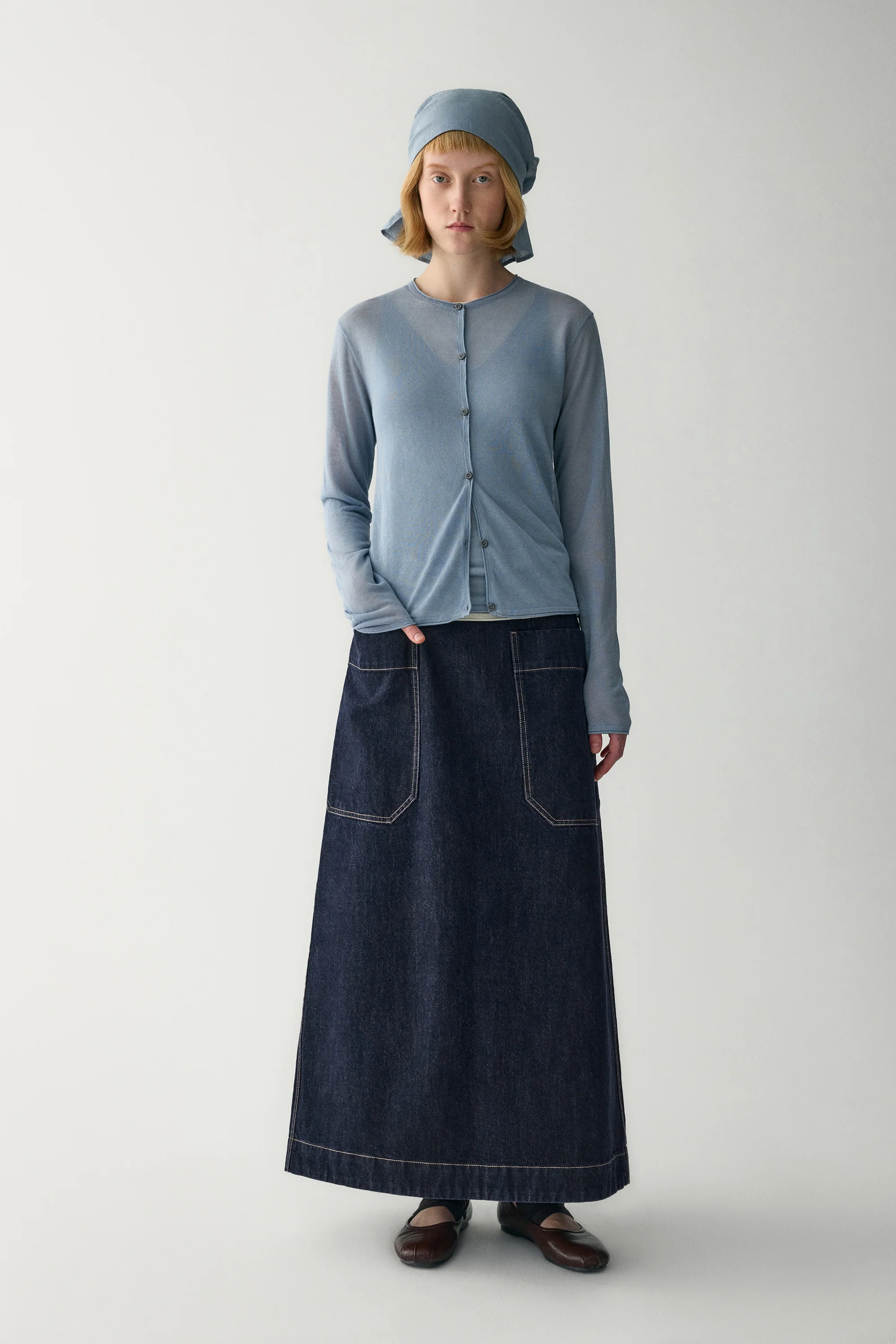 A-Line Denim Skirt - Image 5