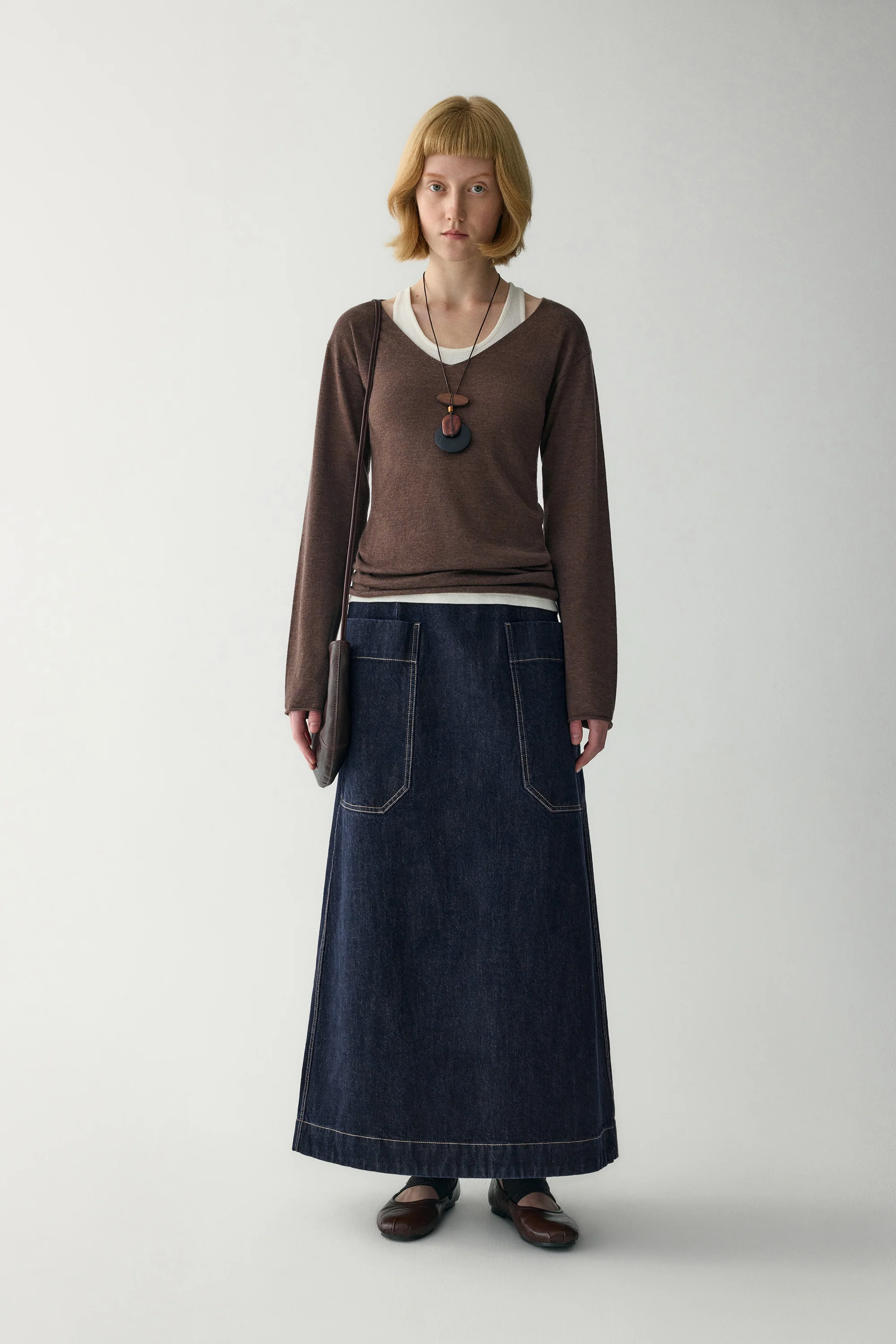 A-Line Denim Skirt - Image 6
