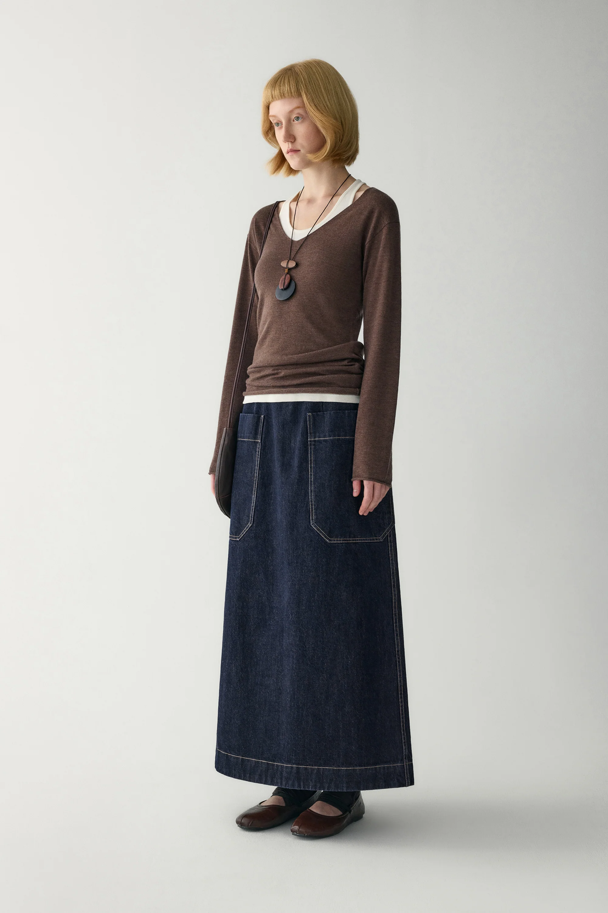 A-Line Denim Skirt - Image 9