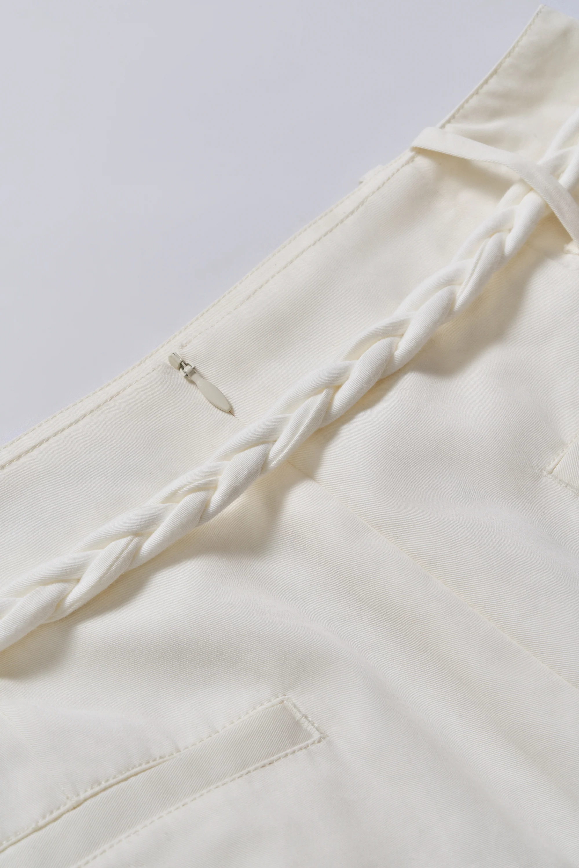 Straight Midi Skirt With Handmade Belt - Image 13