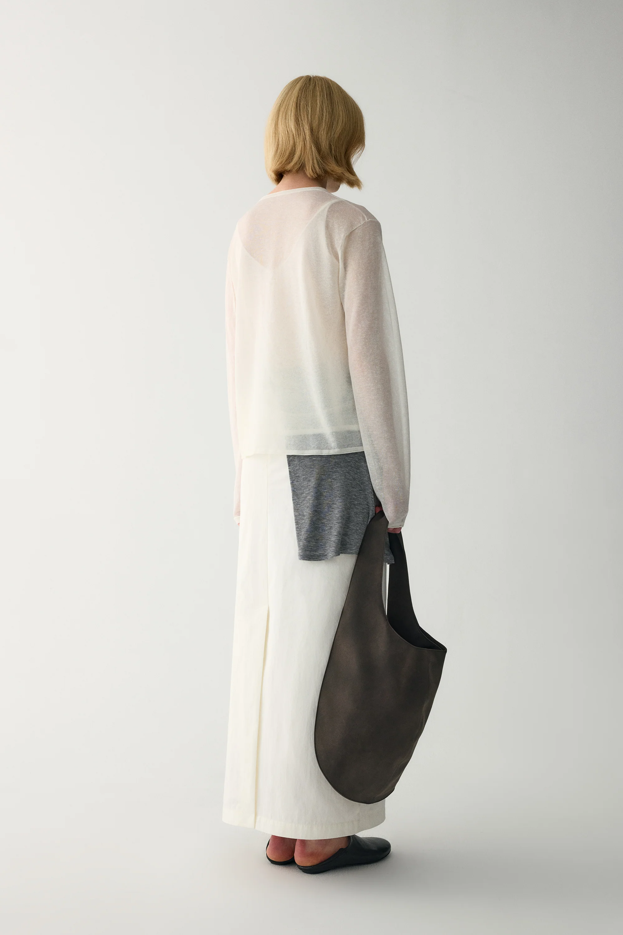Straight Midi Skirt With Handmade Belt - Image 4
