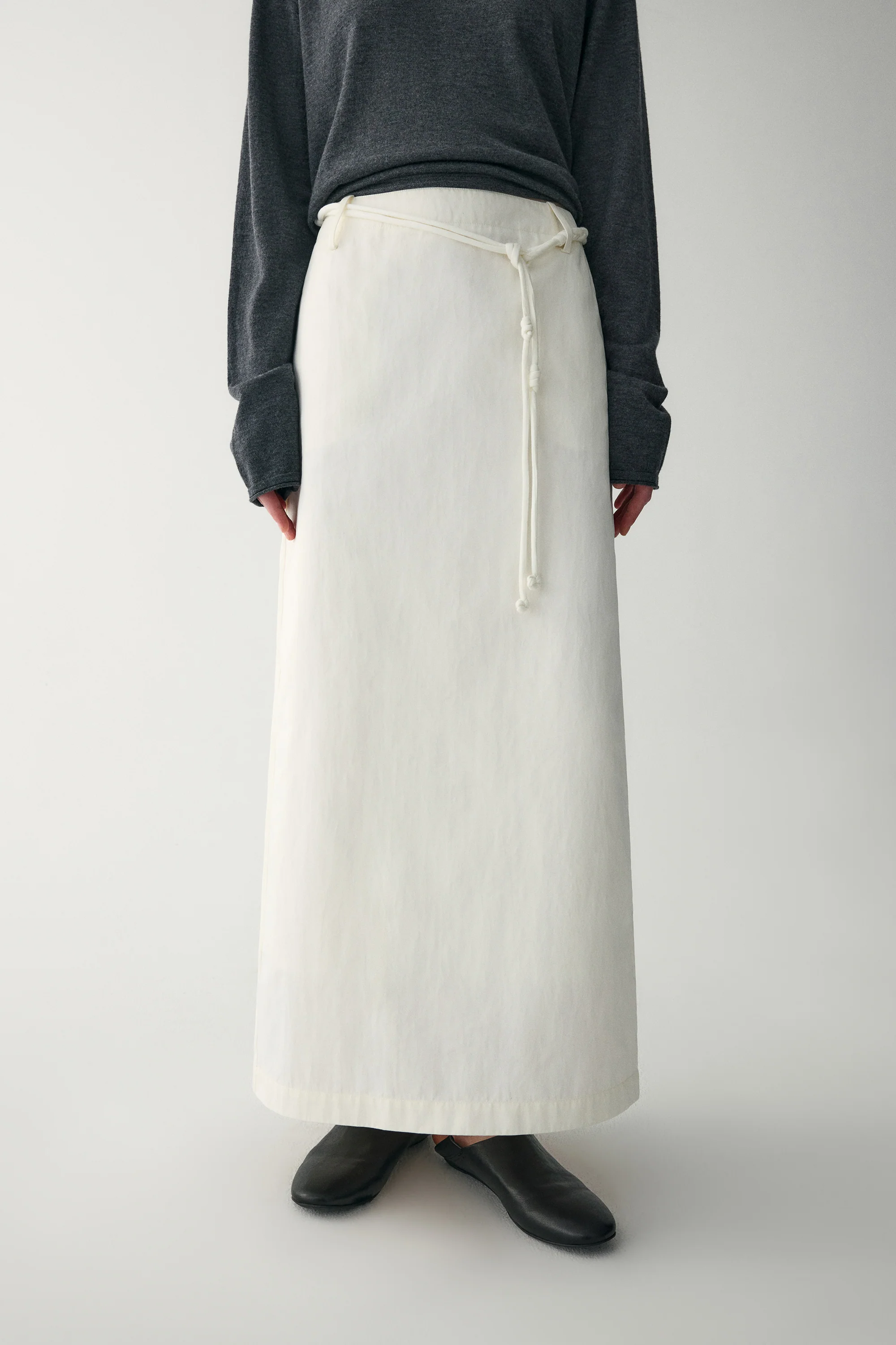 Straight Midi Skirt With Handmade Belt - Image 7