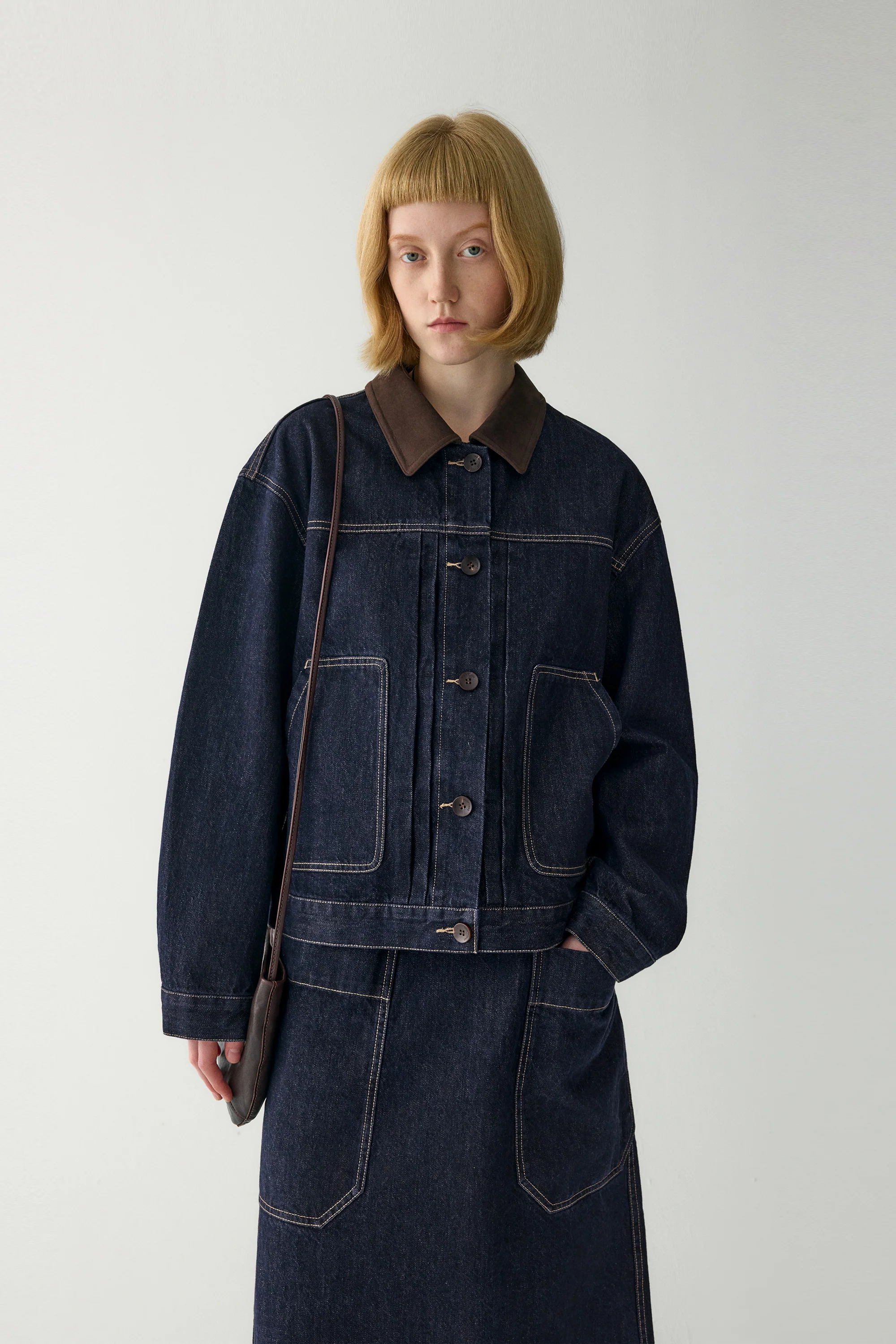 Boxy Denim Jacket - Image 3