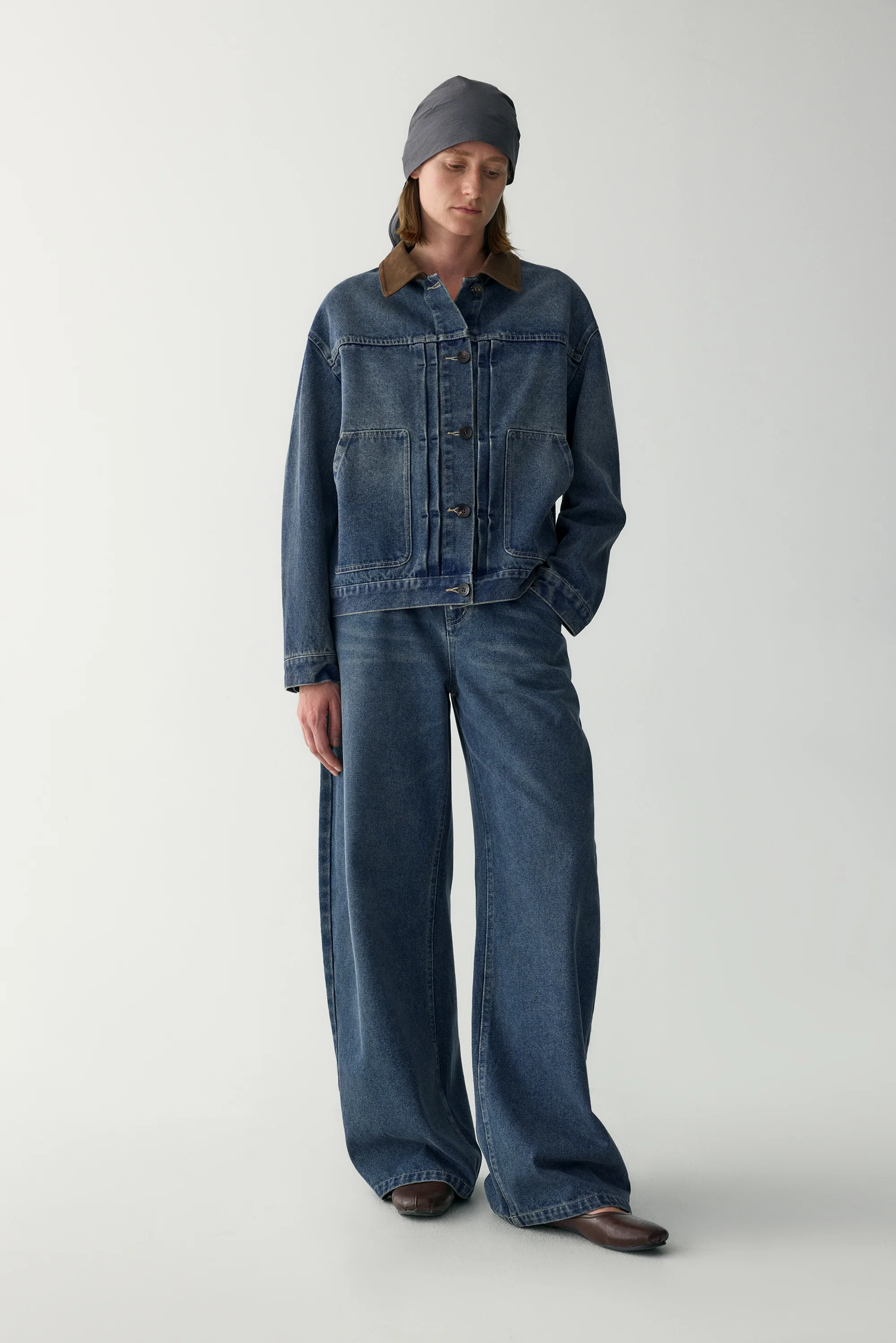 Boxy Denim Jacket - Image 4