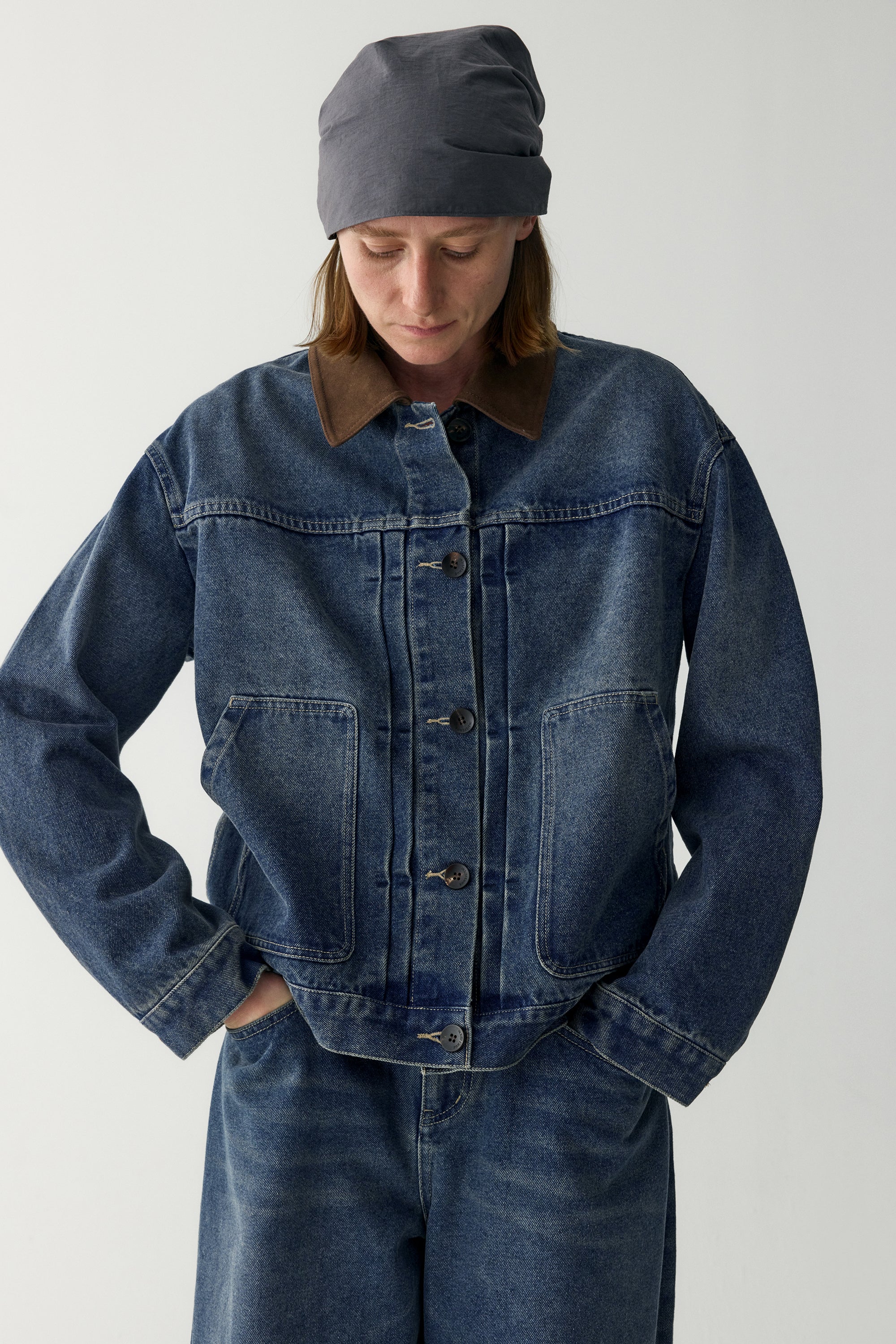Boxy Denim Jacket - Image 7