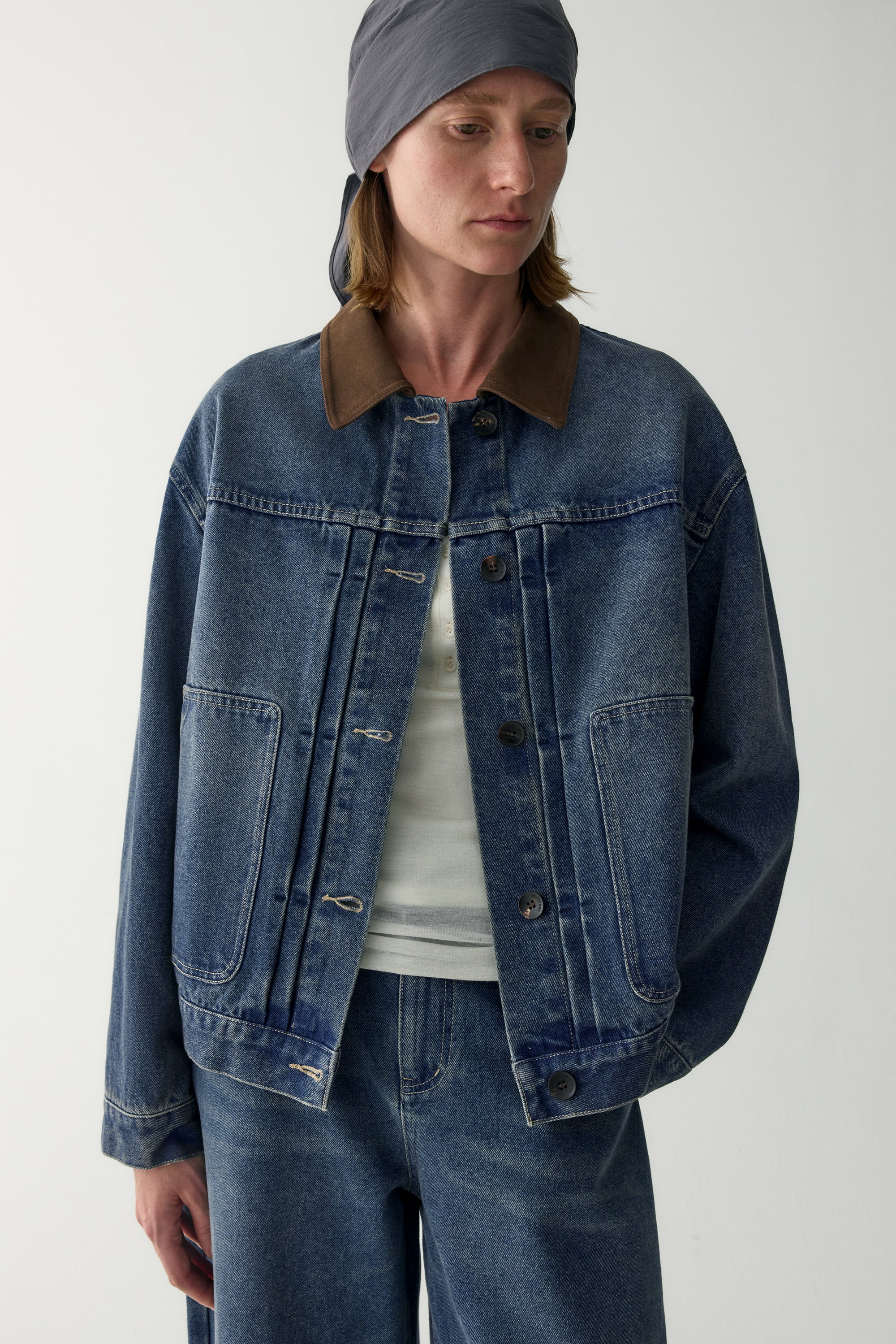 Boxy Denim Jacket - Image 8