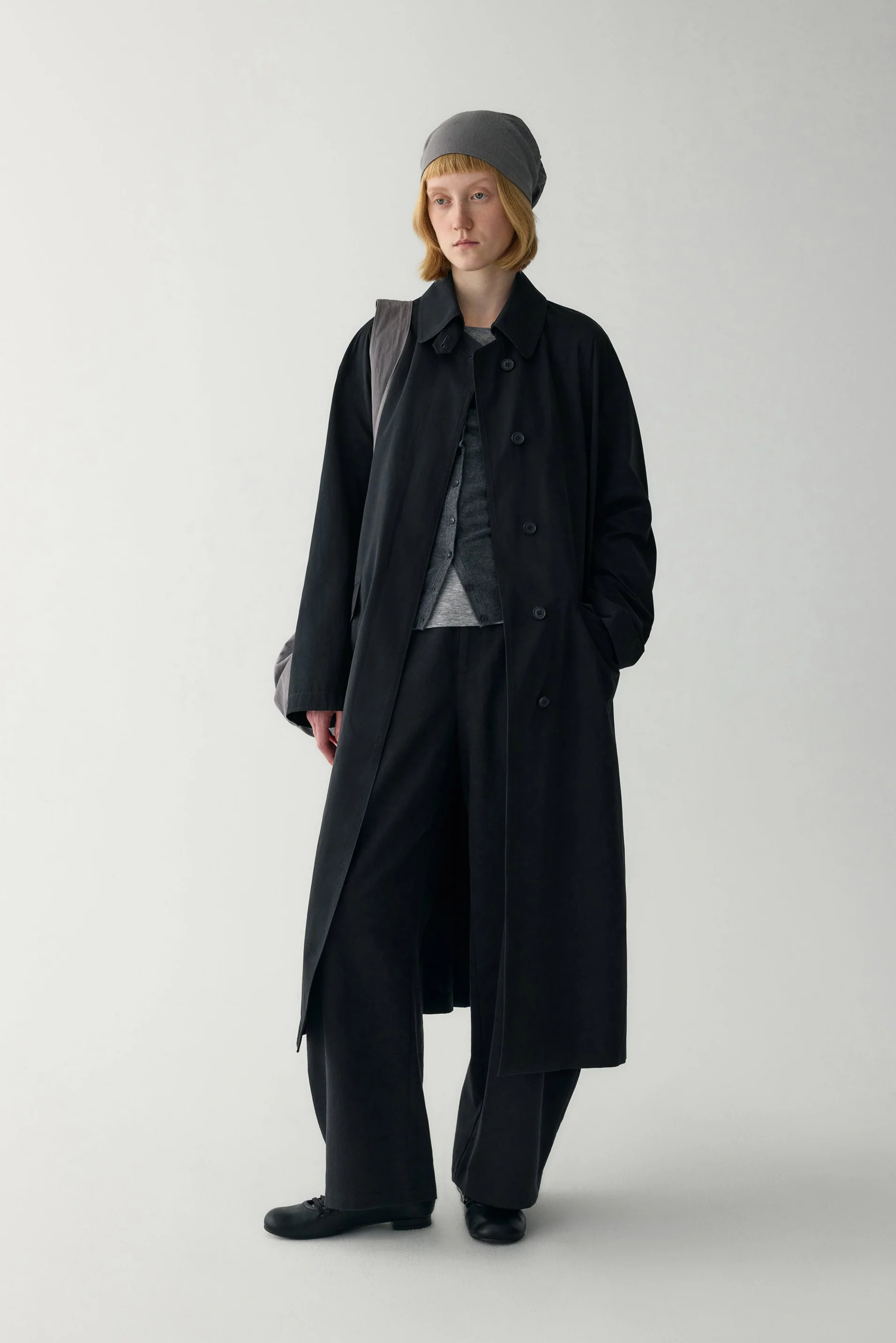Peach Skin Trench Coat - Image 16