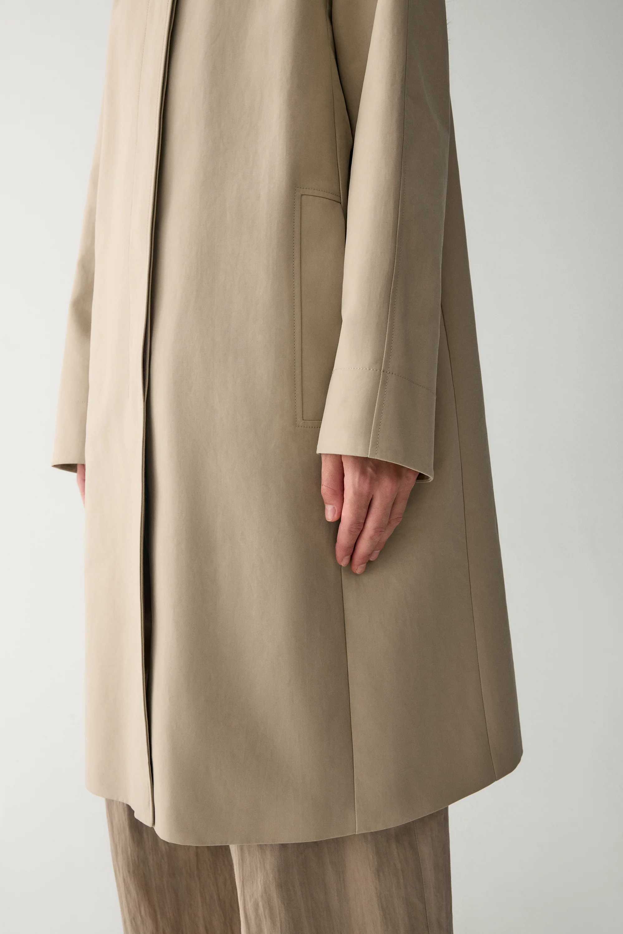 Straight-Cut Trench Coat - Image 10