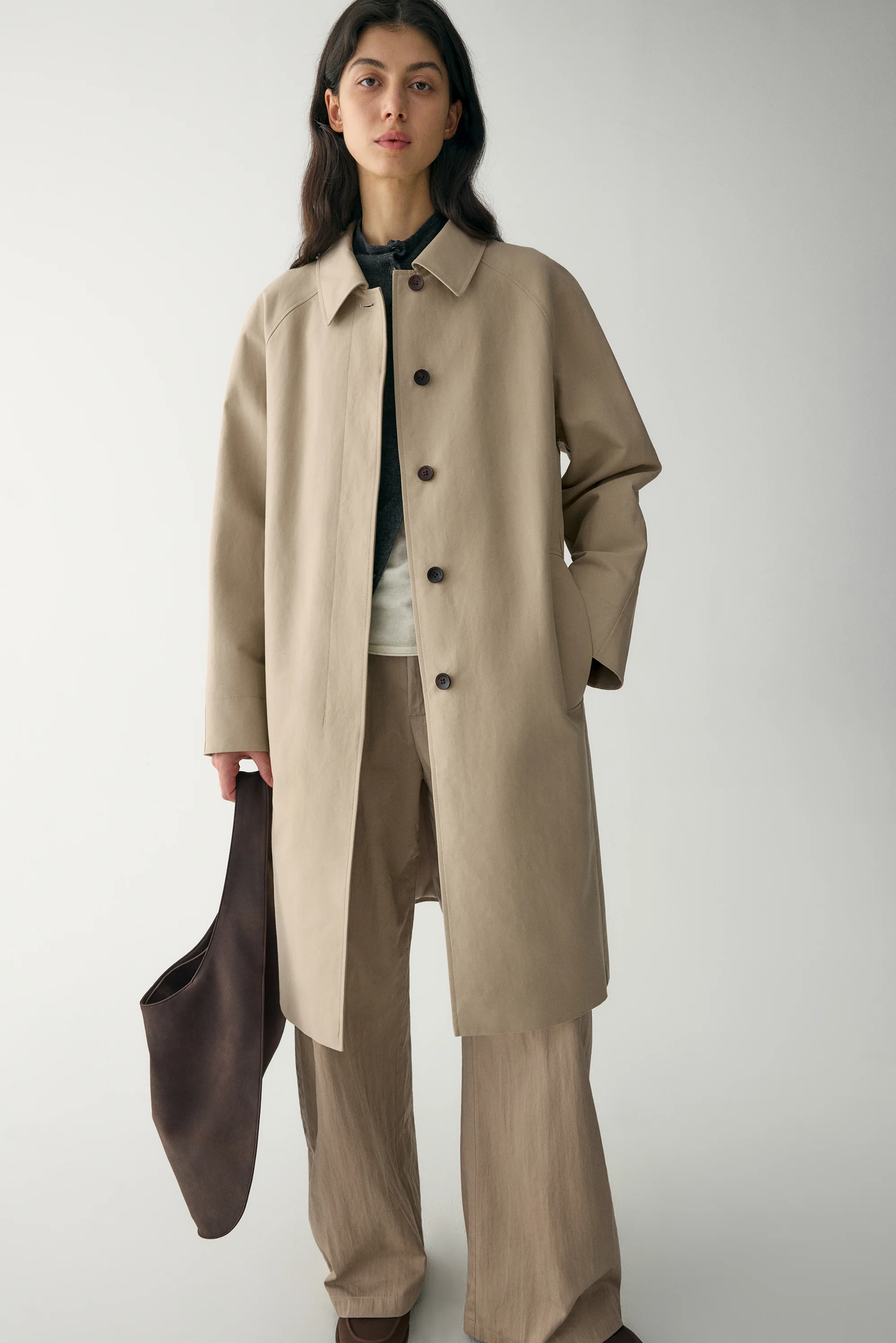 Straight-Cut Trench Coat - Image 4