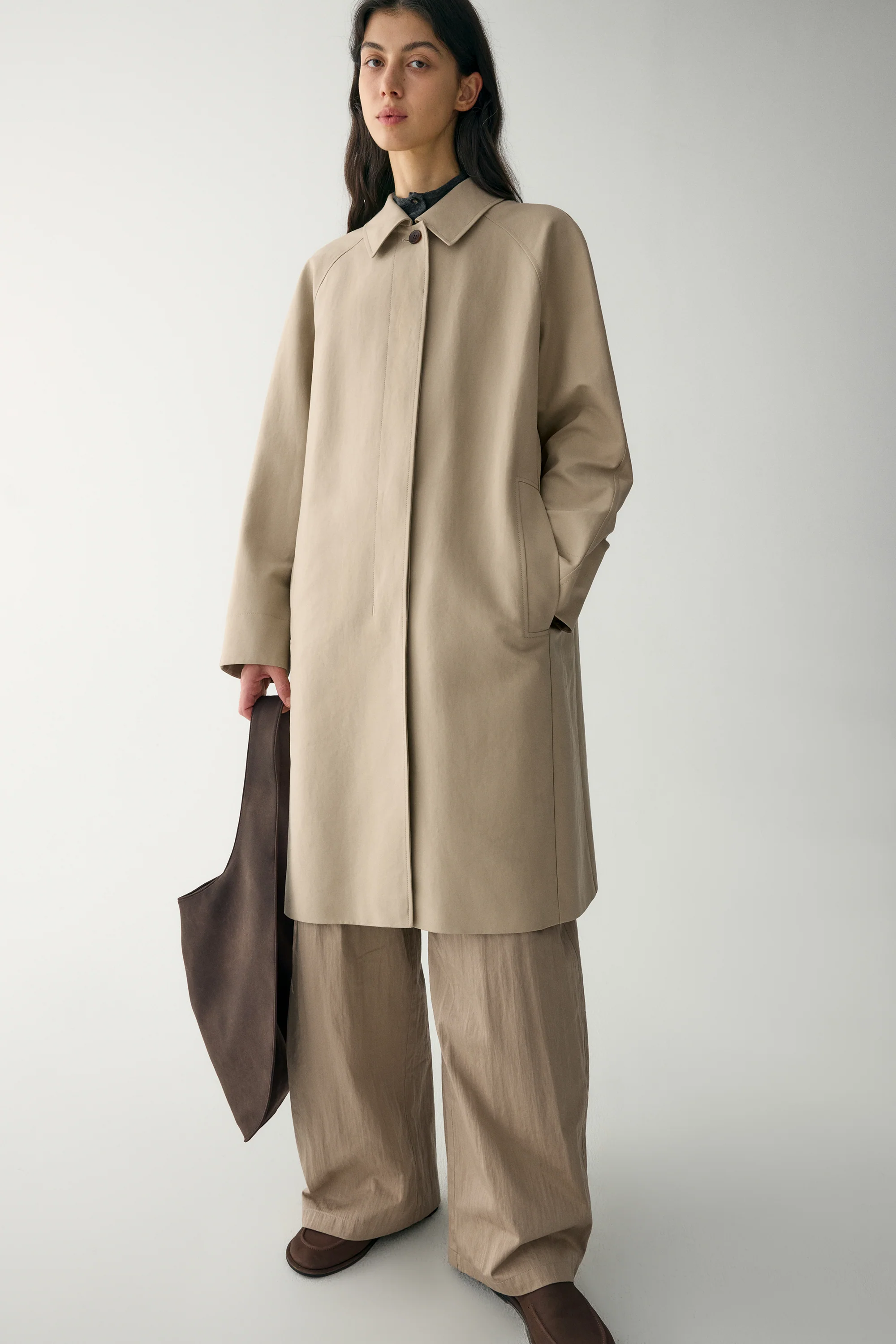 Straight-Cut Trench Coat - Image 5