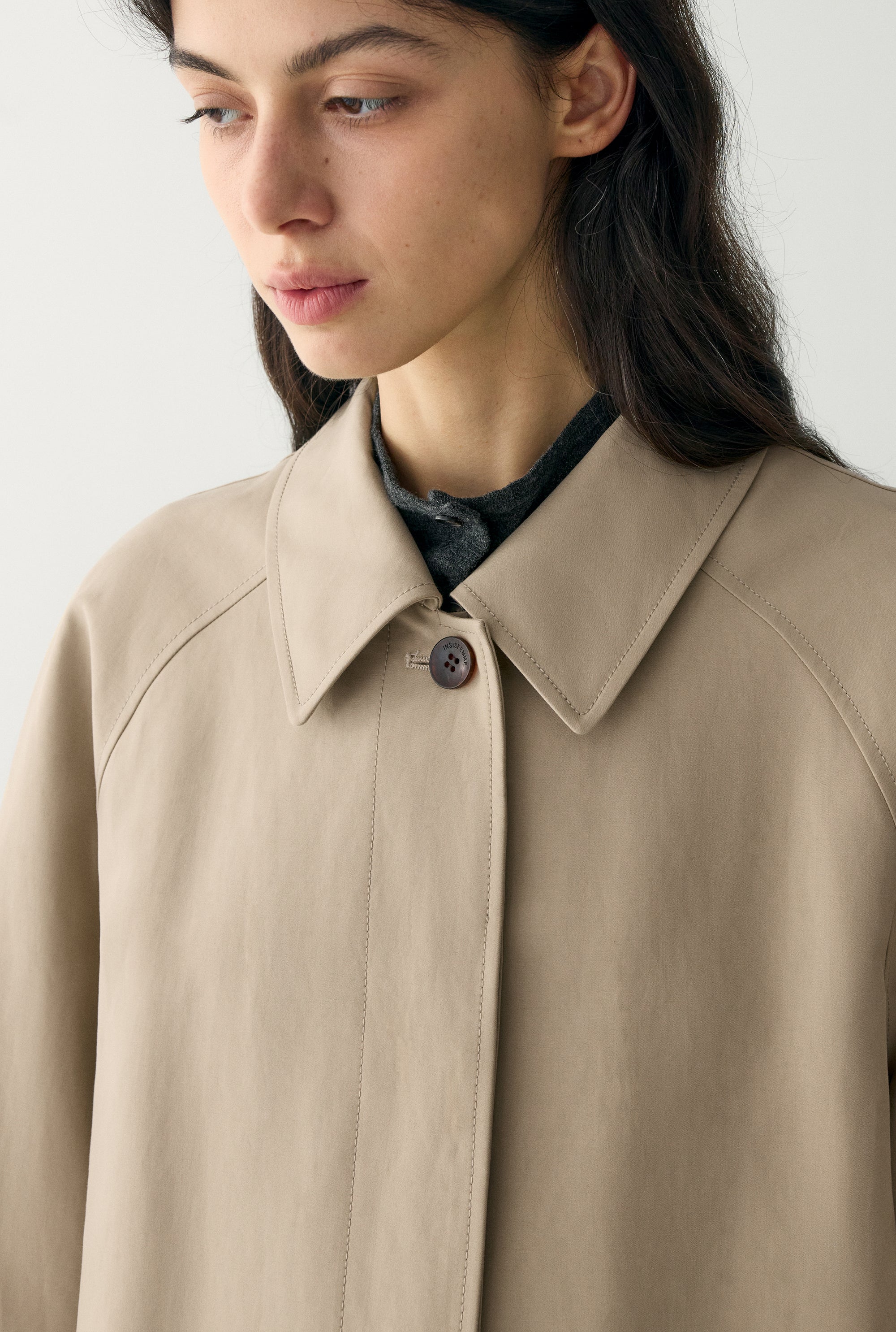 Straight-Cut Trench Coat - Image 6
