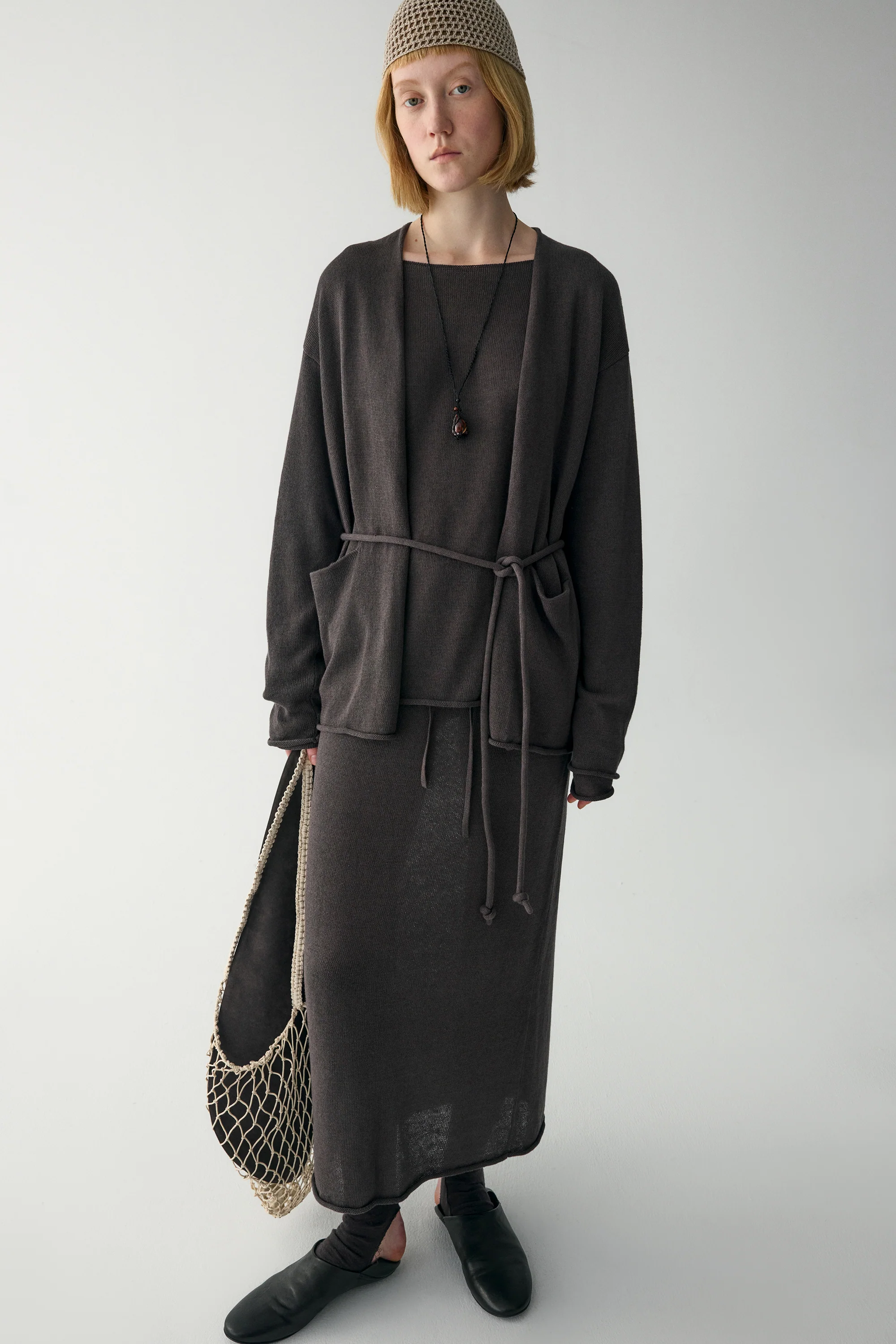 Relaxed Cotton-linen Cardigan - Image 17