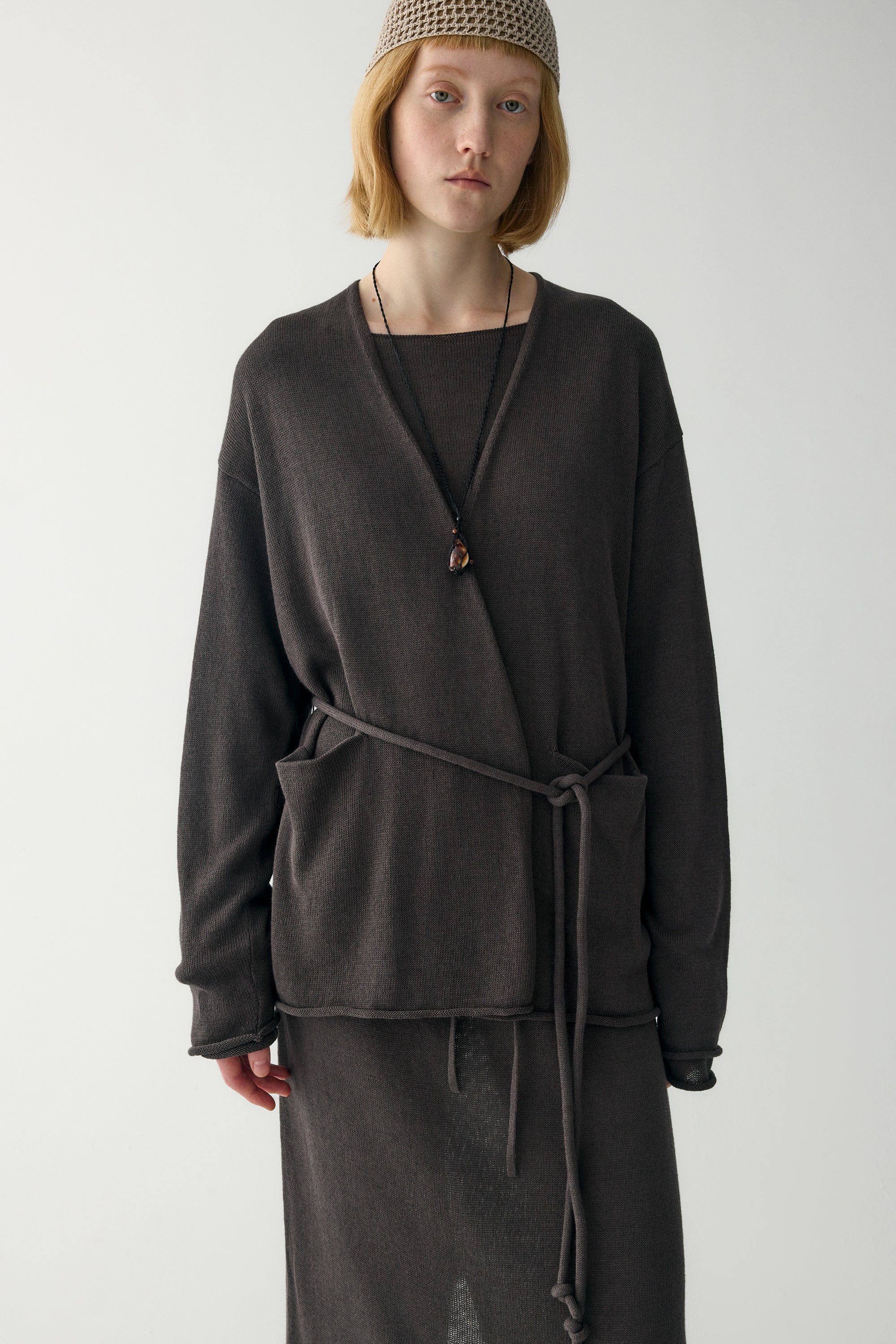 Relaxed Cotton-linen Cardigan - Image 18